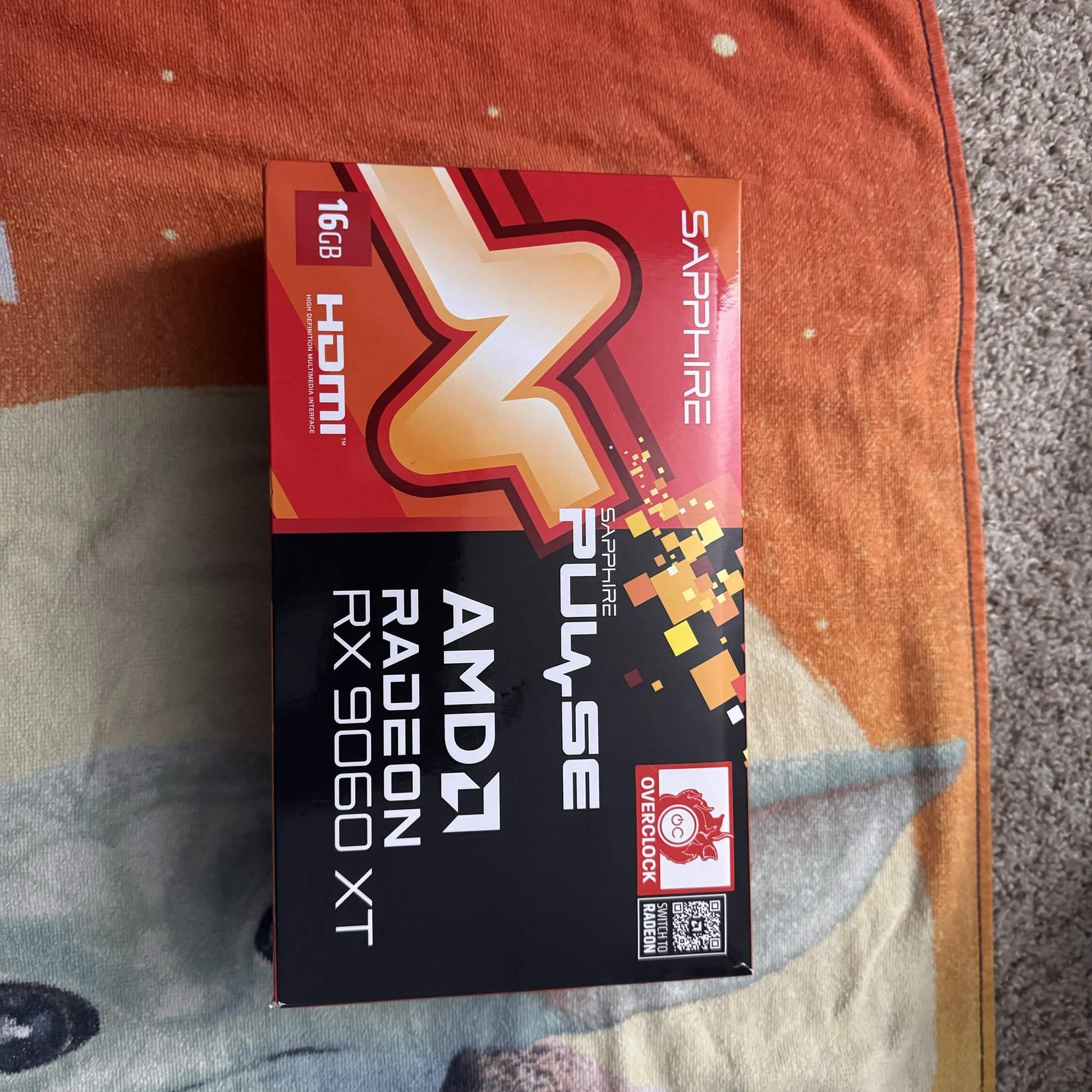 Sapphire Pulse AMD Radeon Rx 9060xt OC 16GB