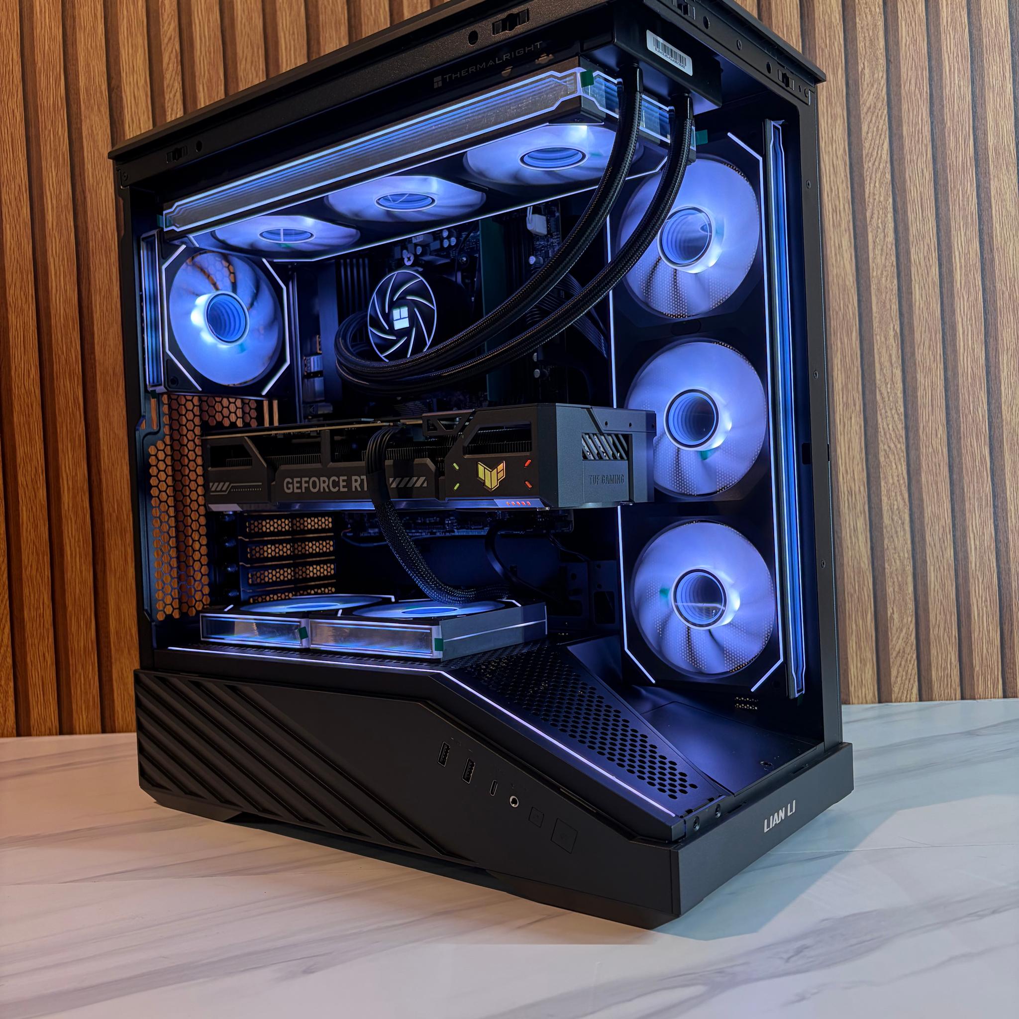 RTX 5070 |  RYZEN 7 7800X3D | 16GB DDR5 | 750w PSU | 1TB NVME | 360MM AIO
