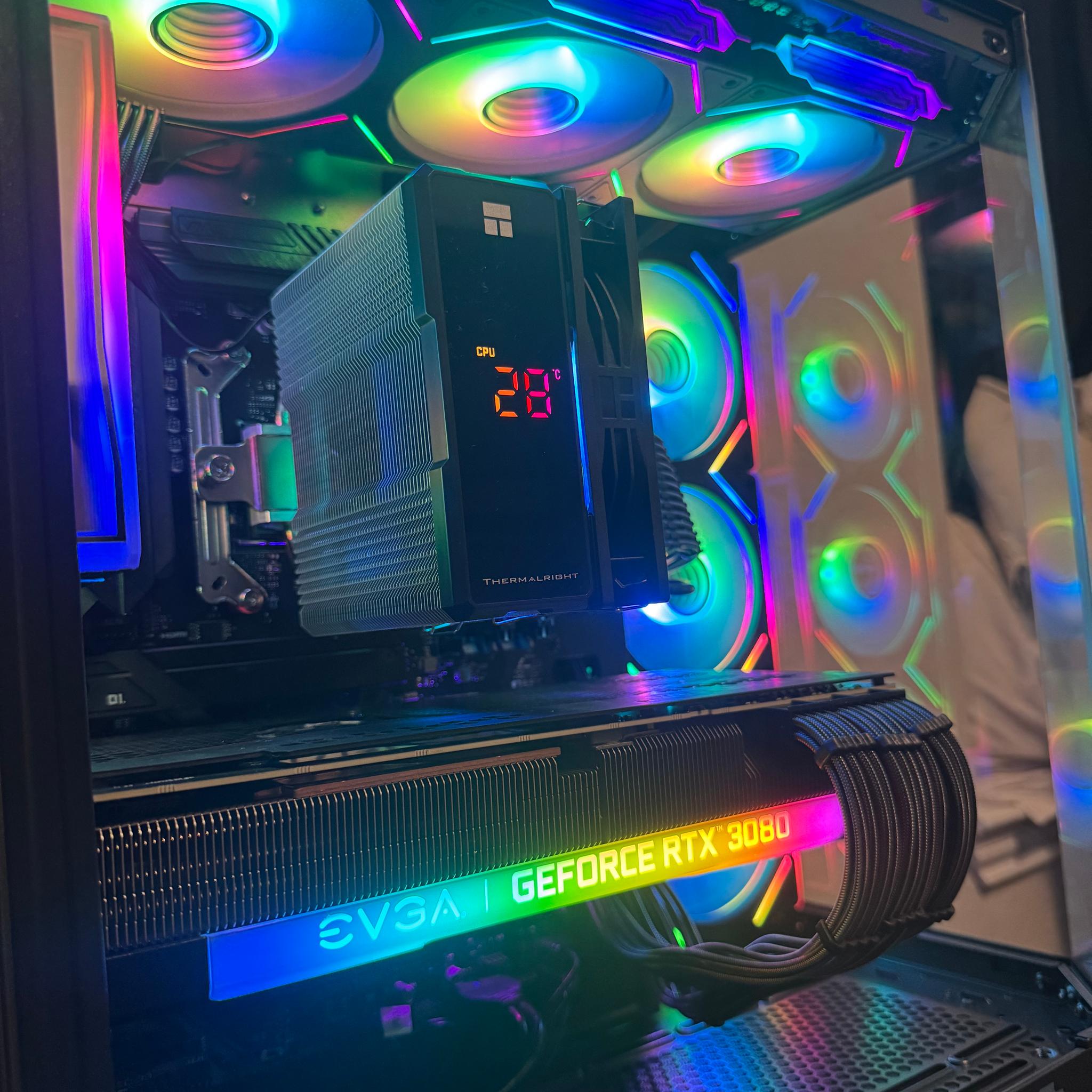 | EVGA RTX 3080 | Ryzen 7 5700x | 32GB RAM | 1TB NVME SSD | WiFi |