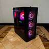 Intel Core I5-10500 / RTX 4060 Ti 8GB - 512GB M.2 & 512GB SSD - Mid Tower Gaming PC - Black