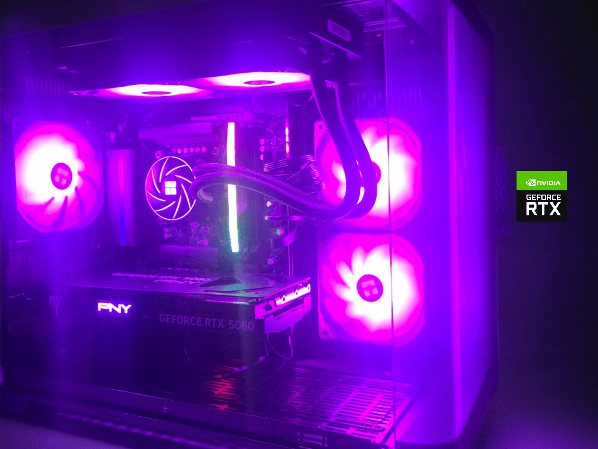 TIDAL WAVE 🌊 | INTEL 12400 | NVIDIA 5060 | 32GB DDR5 | 1TB SSD | BT/WIFI