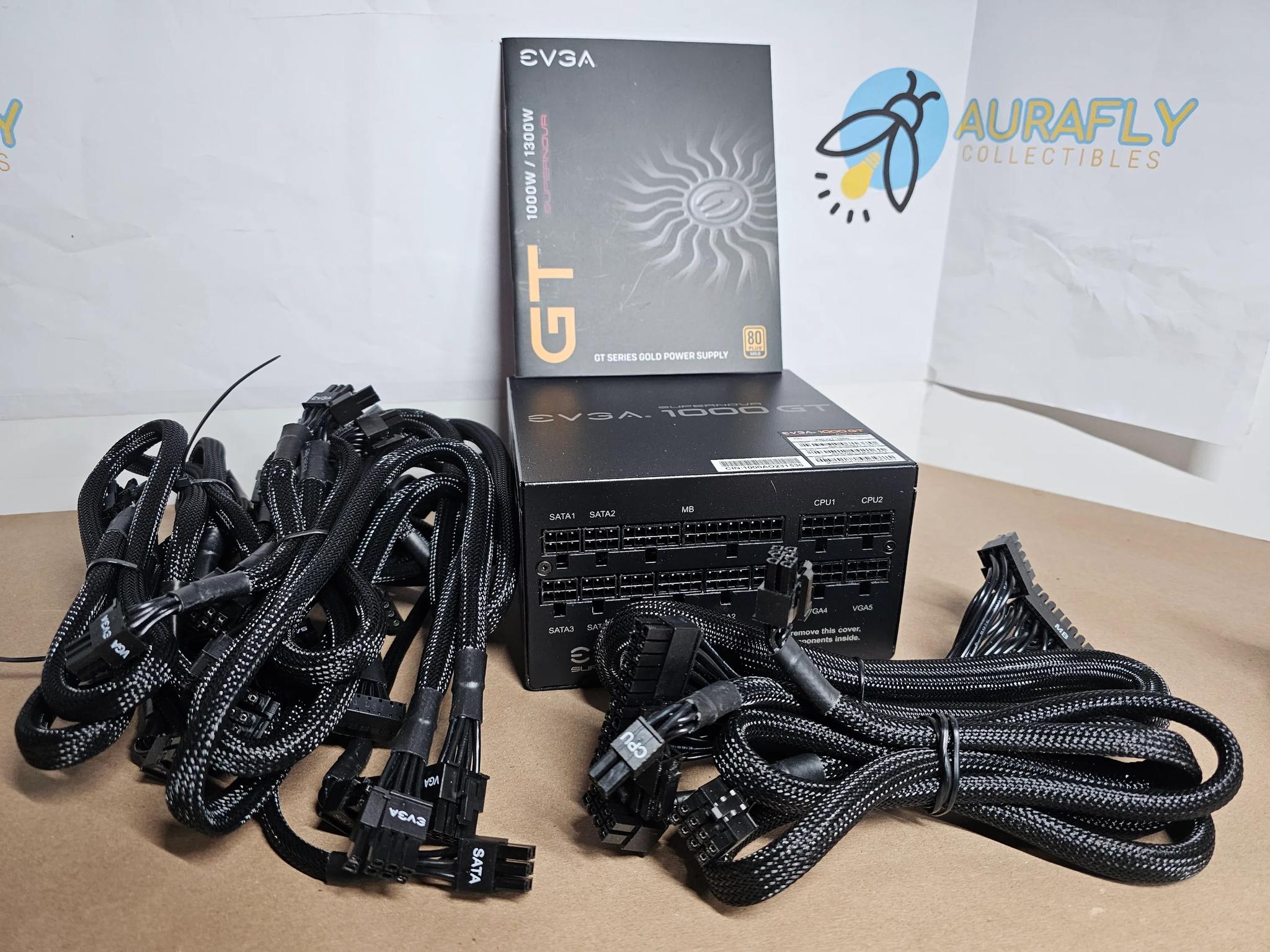 EVGA SuperNOVA 1000 GT Power Supply (1000W, 80+ Gold, Fully Modular, ATX 3.0)