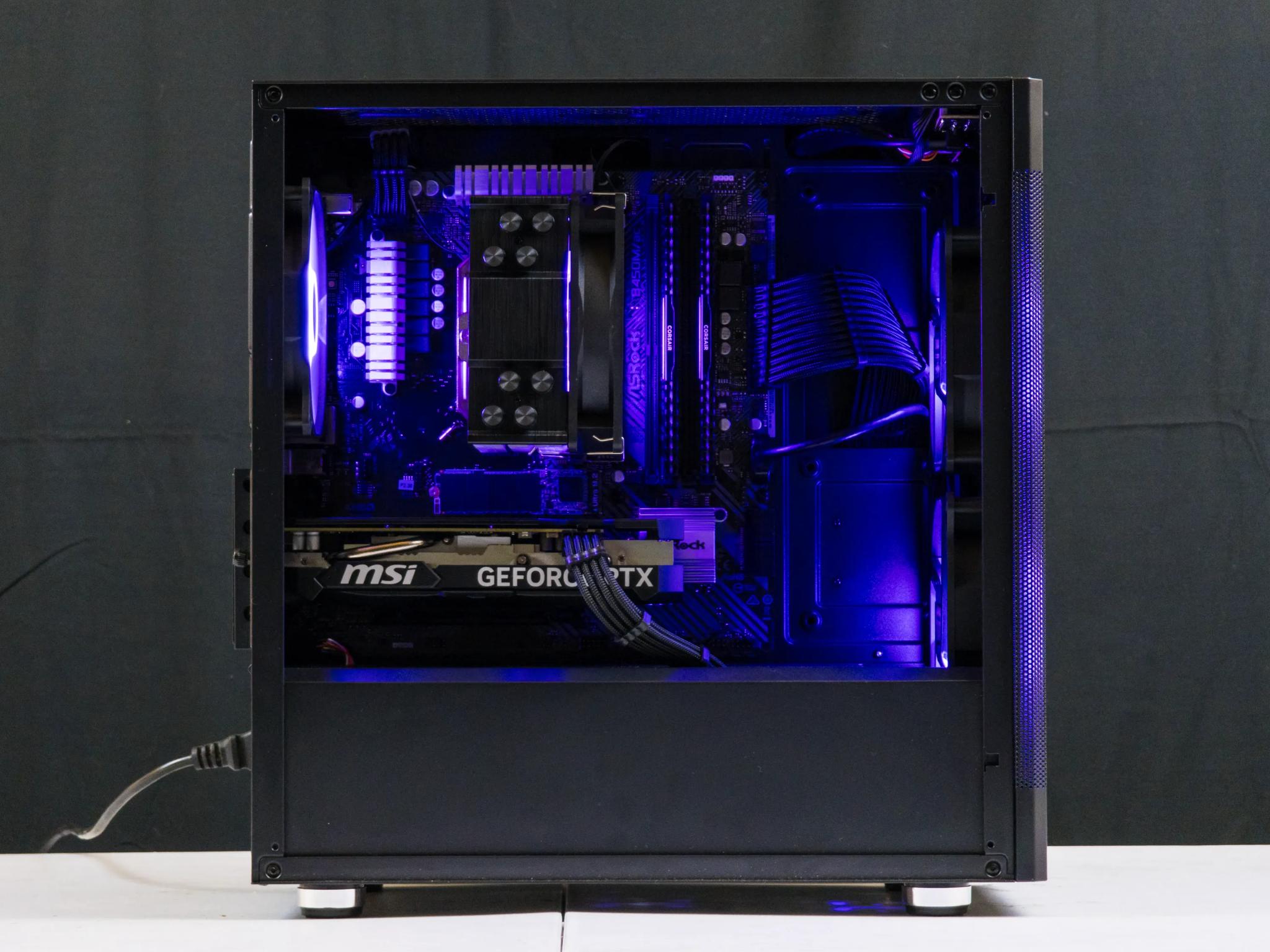 💜🖤 RTX 4060 / Ryzen 5 5600X / 32GB Gaming PC 🖤💜
