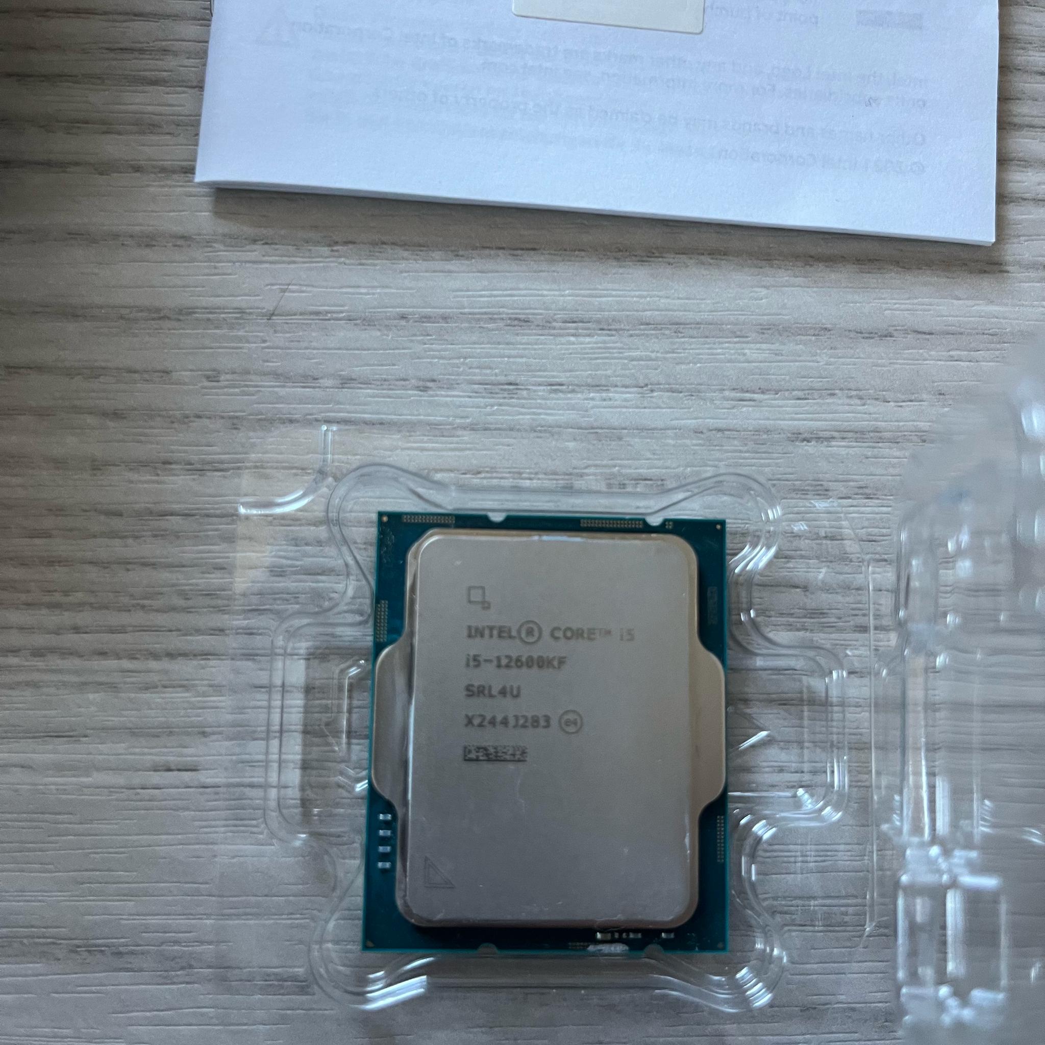 Intel Core i5-12600KF LGA 1700, Great Condition with Original Box and Manual