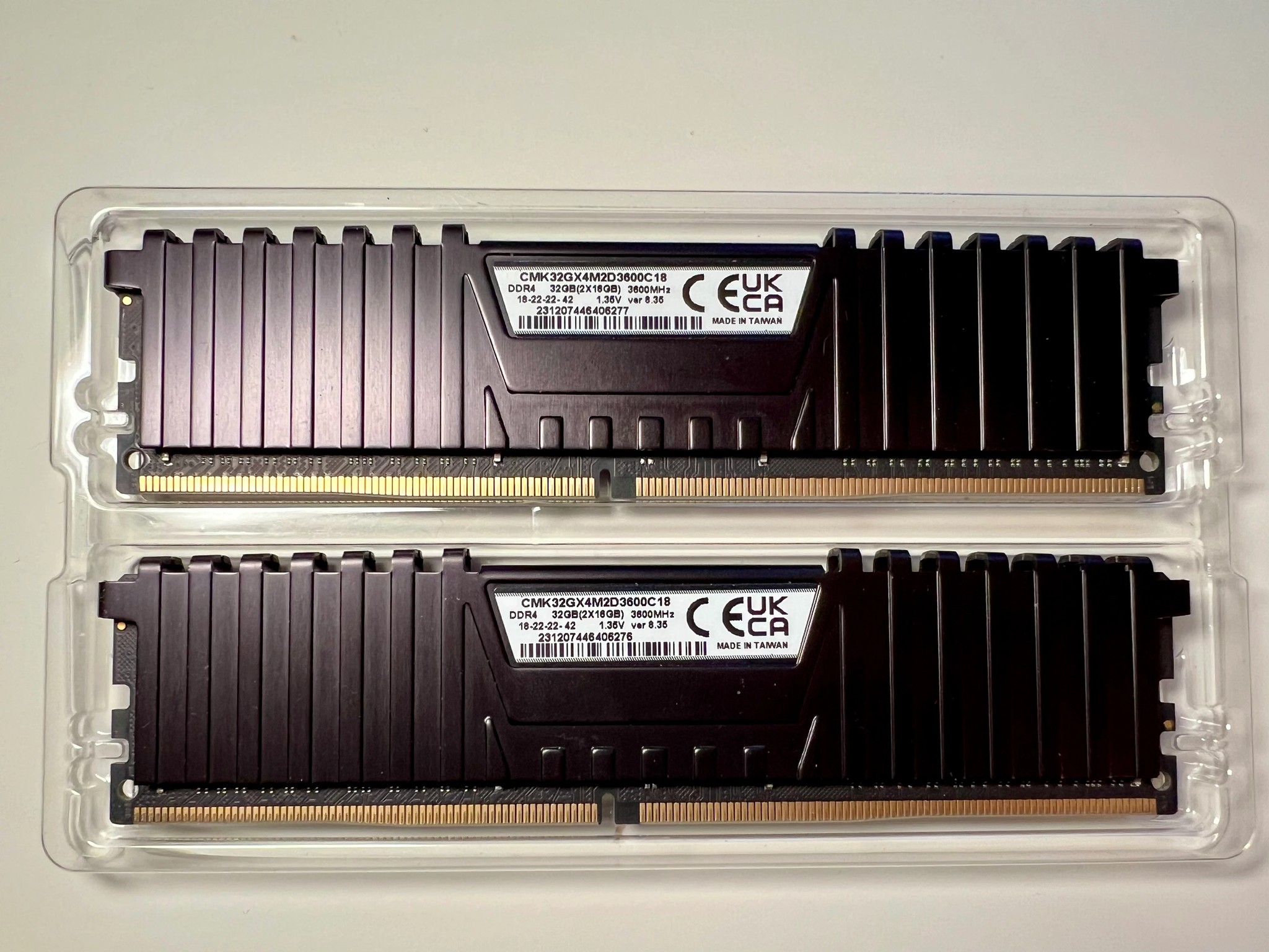 Corsair Vengeance LPX 32GB (2x16GB) DDR4 3600MHz C18 Desktop Memory (RAM)