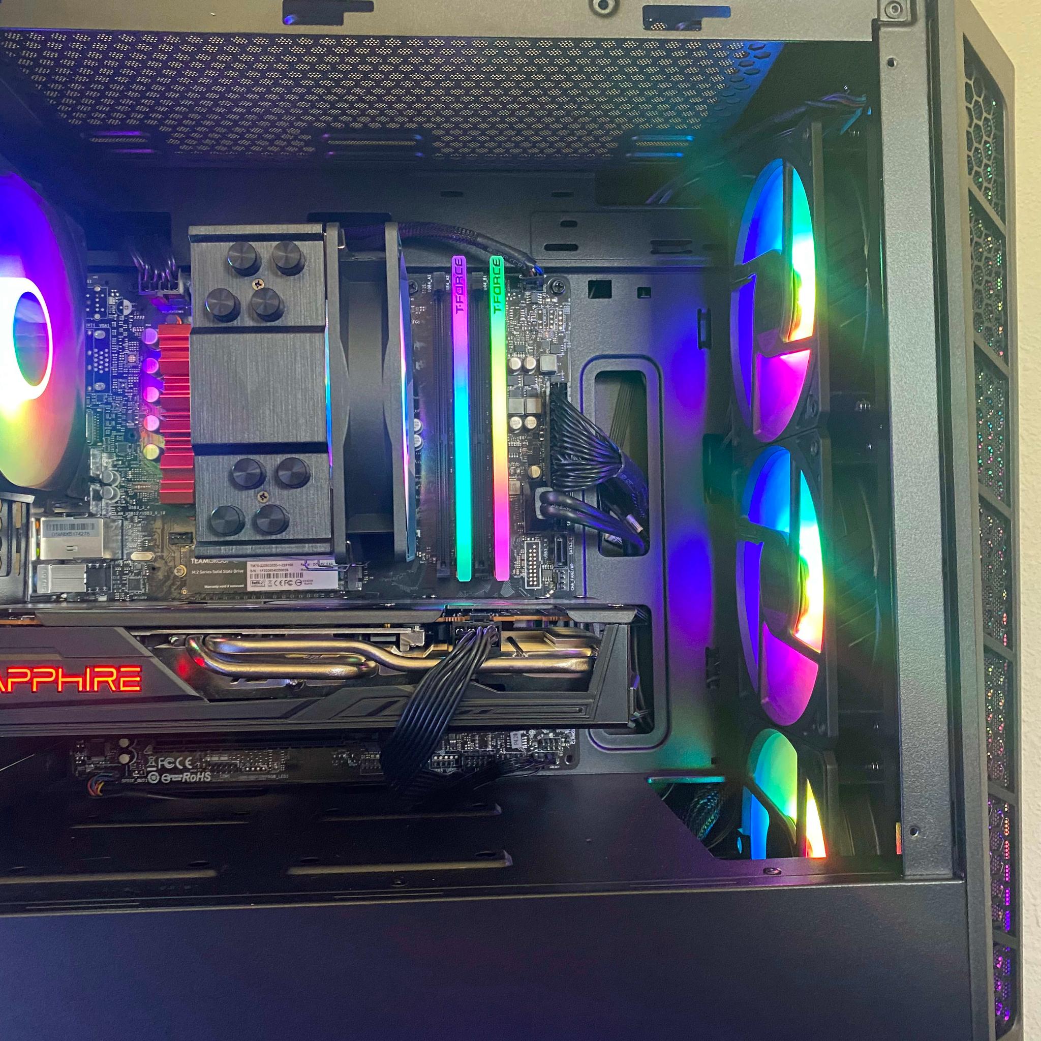 [}Agate{] 9600k 5600 XT RGB Gaming PC