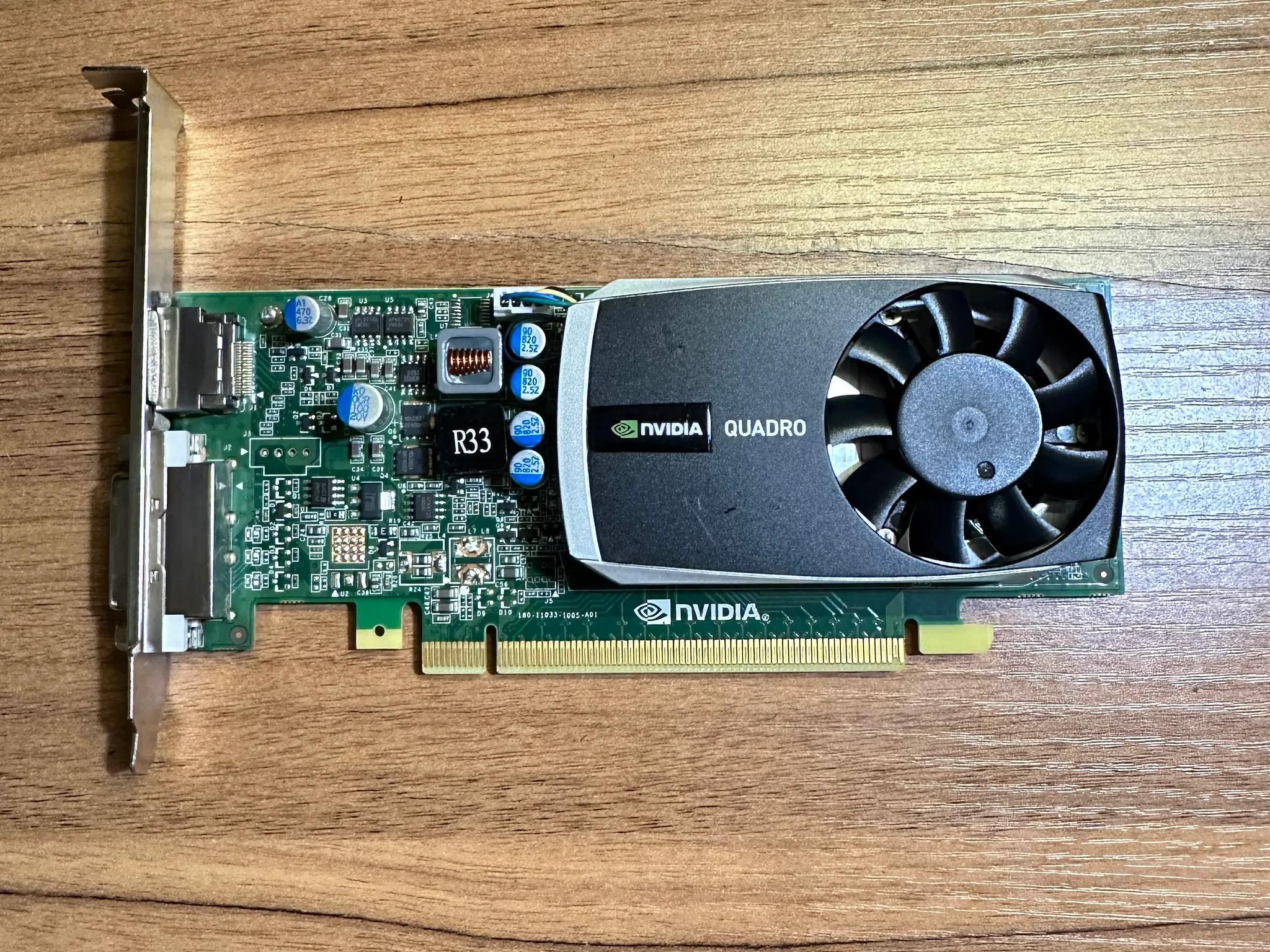 Nvidia Quadro 600 1GB GDDR3 Graphics Card 1x DisplayPort, 1x DVI