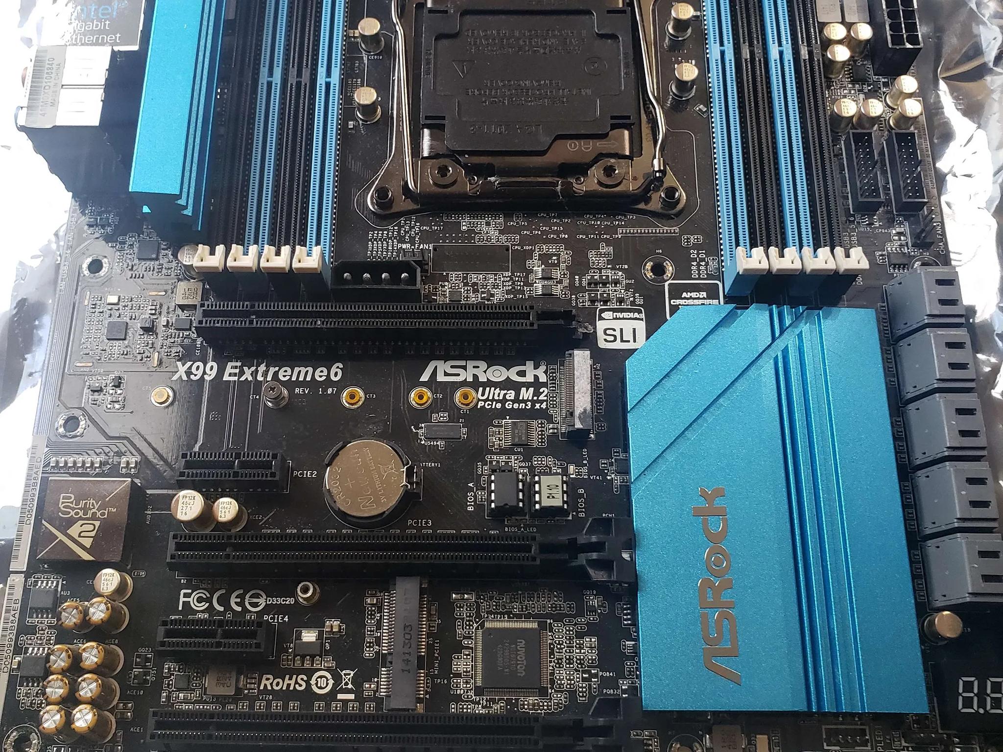 Asrock X99 Extreme6 Motherboard LGA 2011-3 Socket