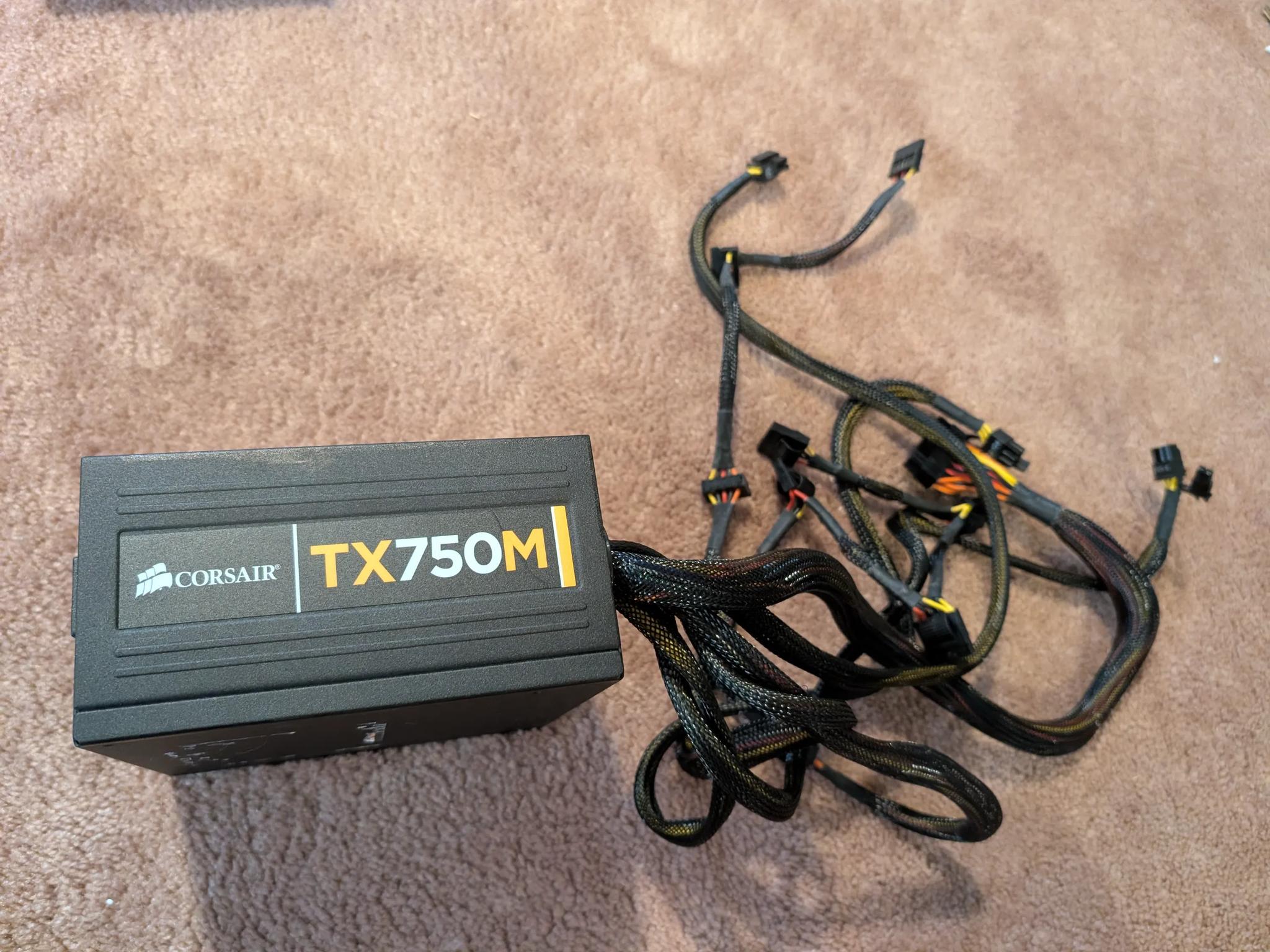 CORSAIR TX750M POWER SUPPLY