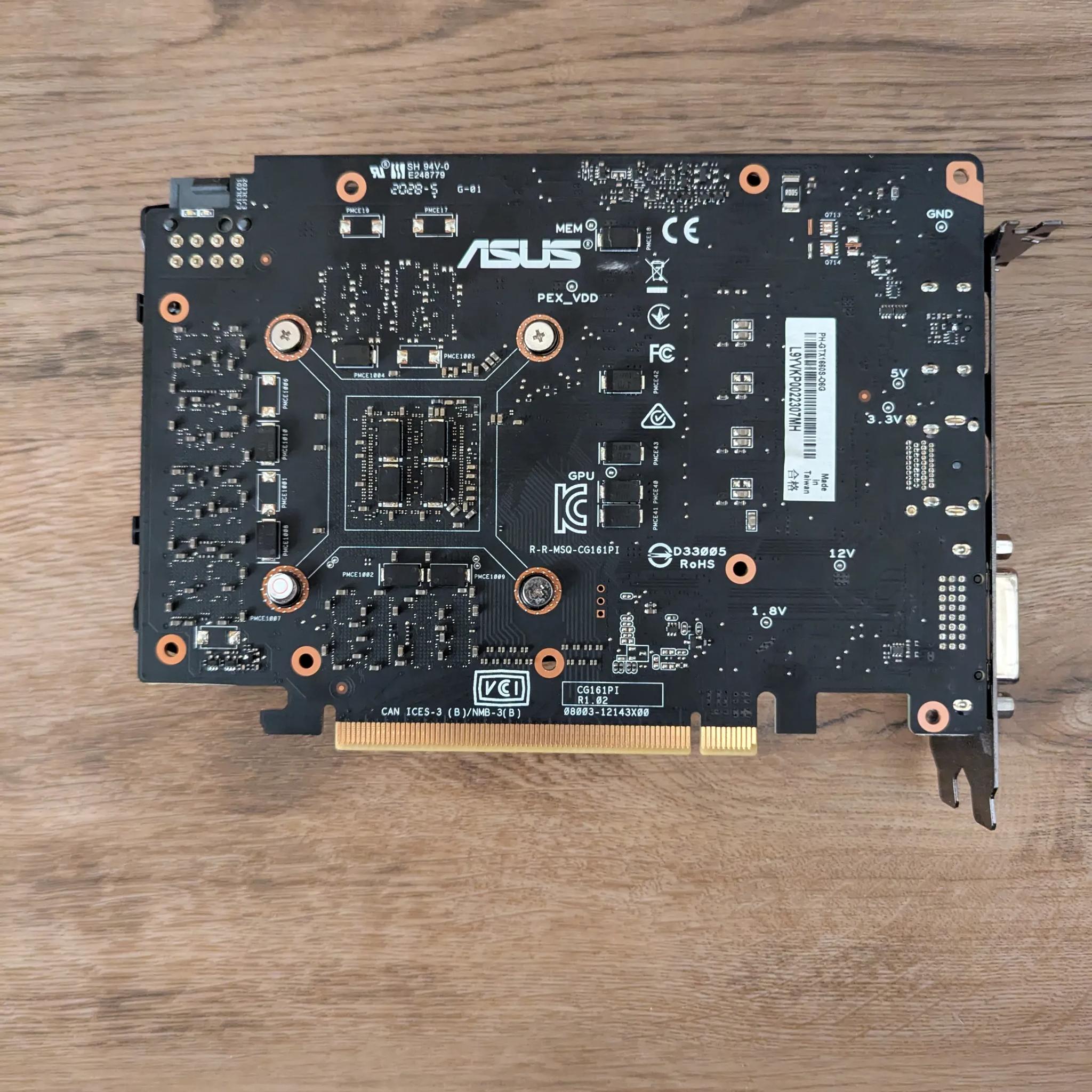 ASUS GTX 1660 Super 6GB