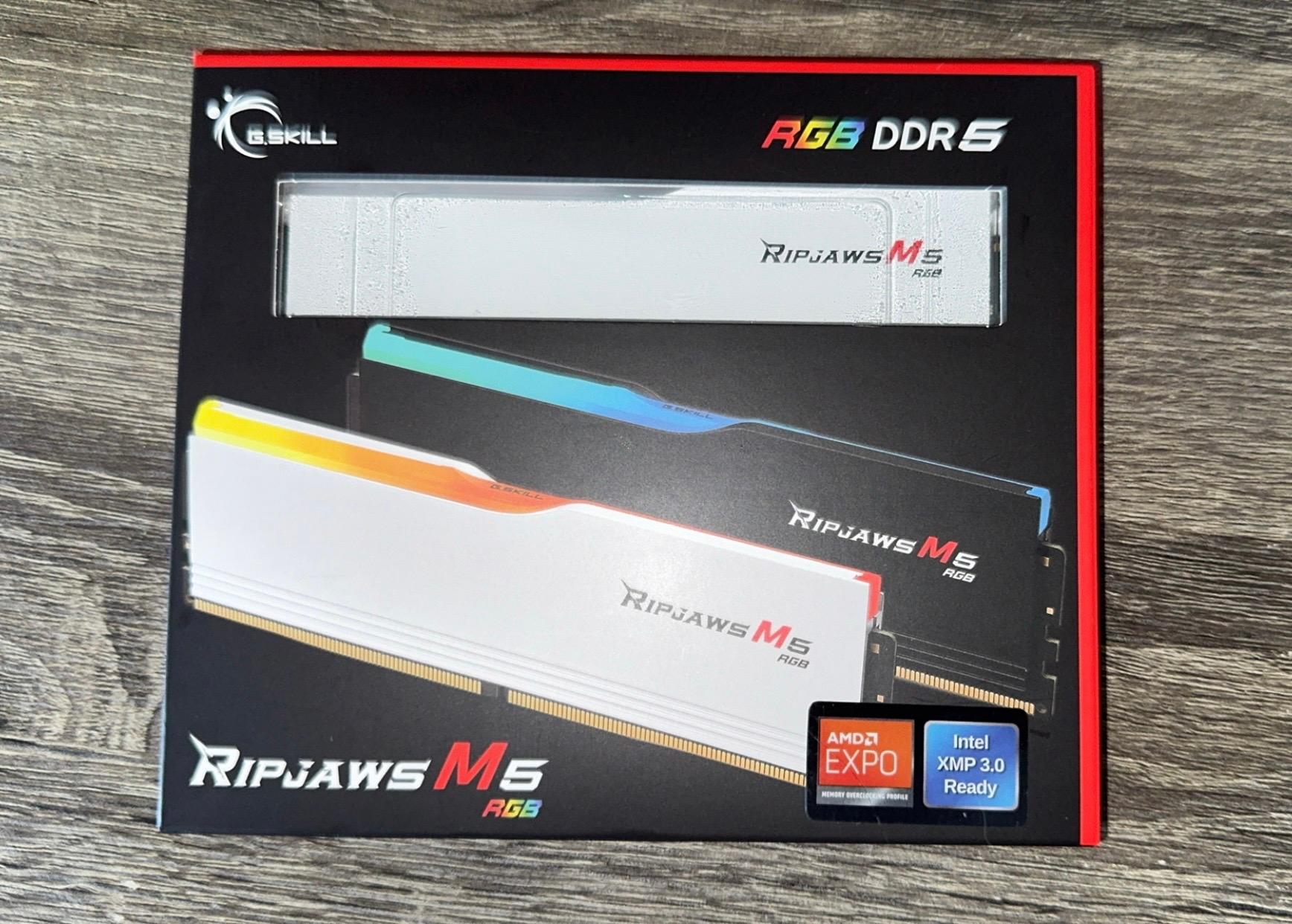 G.SKILL Ripjaws M5 RGB 64GB (2x32GB) DDR5-5200 RAM Kit
