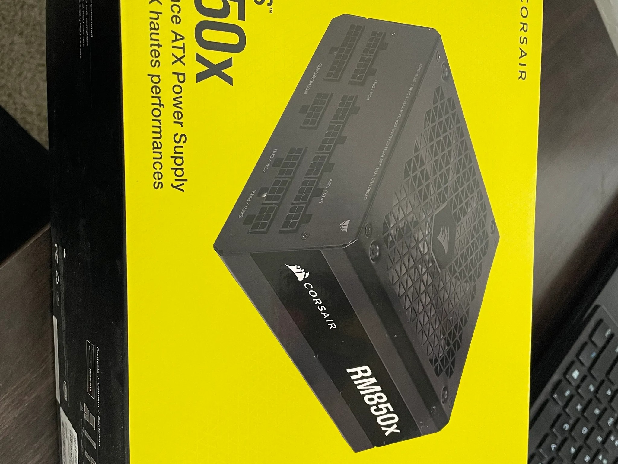 Corsair RMx (2021) 850 W 80 + Gold Certified Fully Modular Power Supply - Great condition