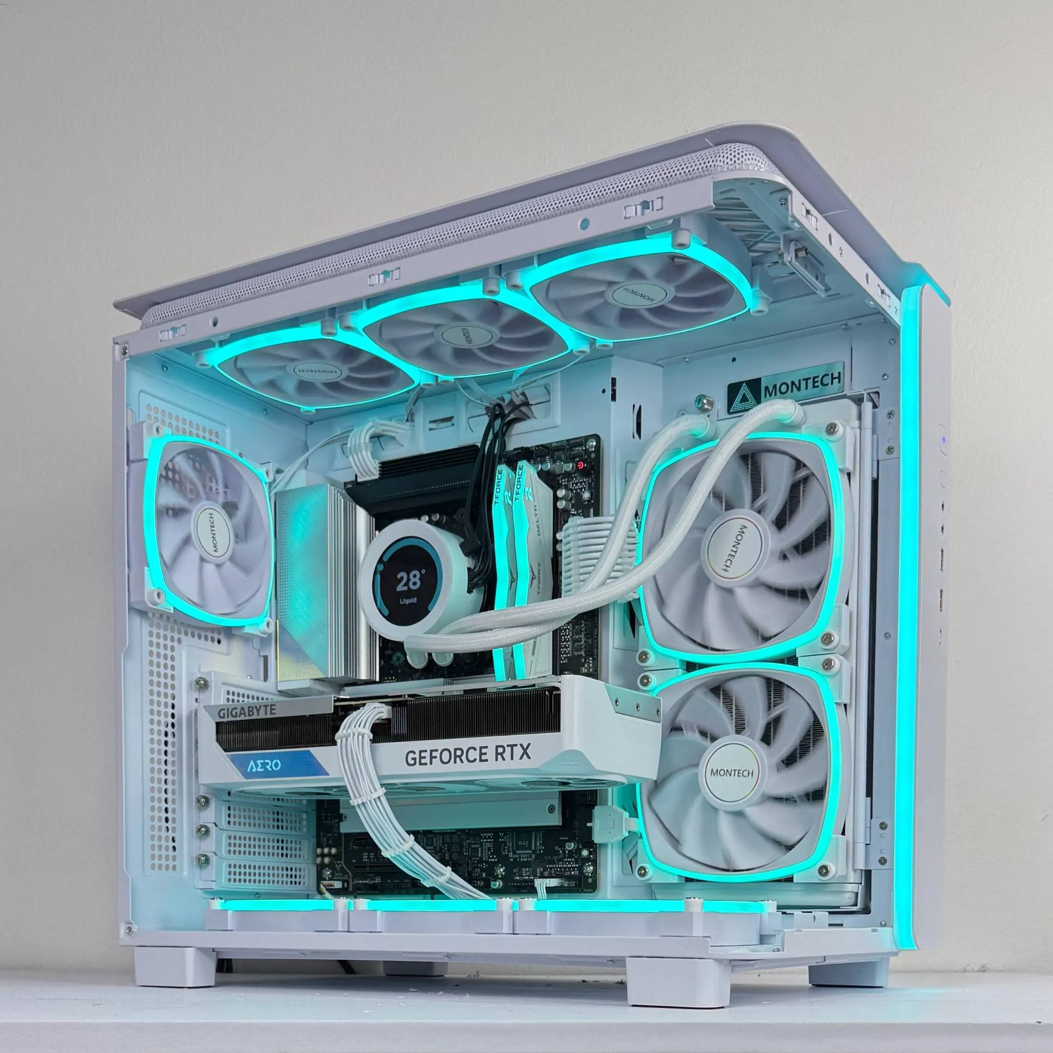 🌨 Blizzard 🌨  | 4k Streaming PC | Ryzen 7 7800X3D | Gigabyte RTX 4070 Ti | 32GB DDR5 6000MHz