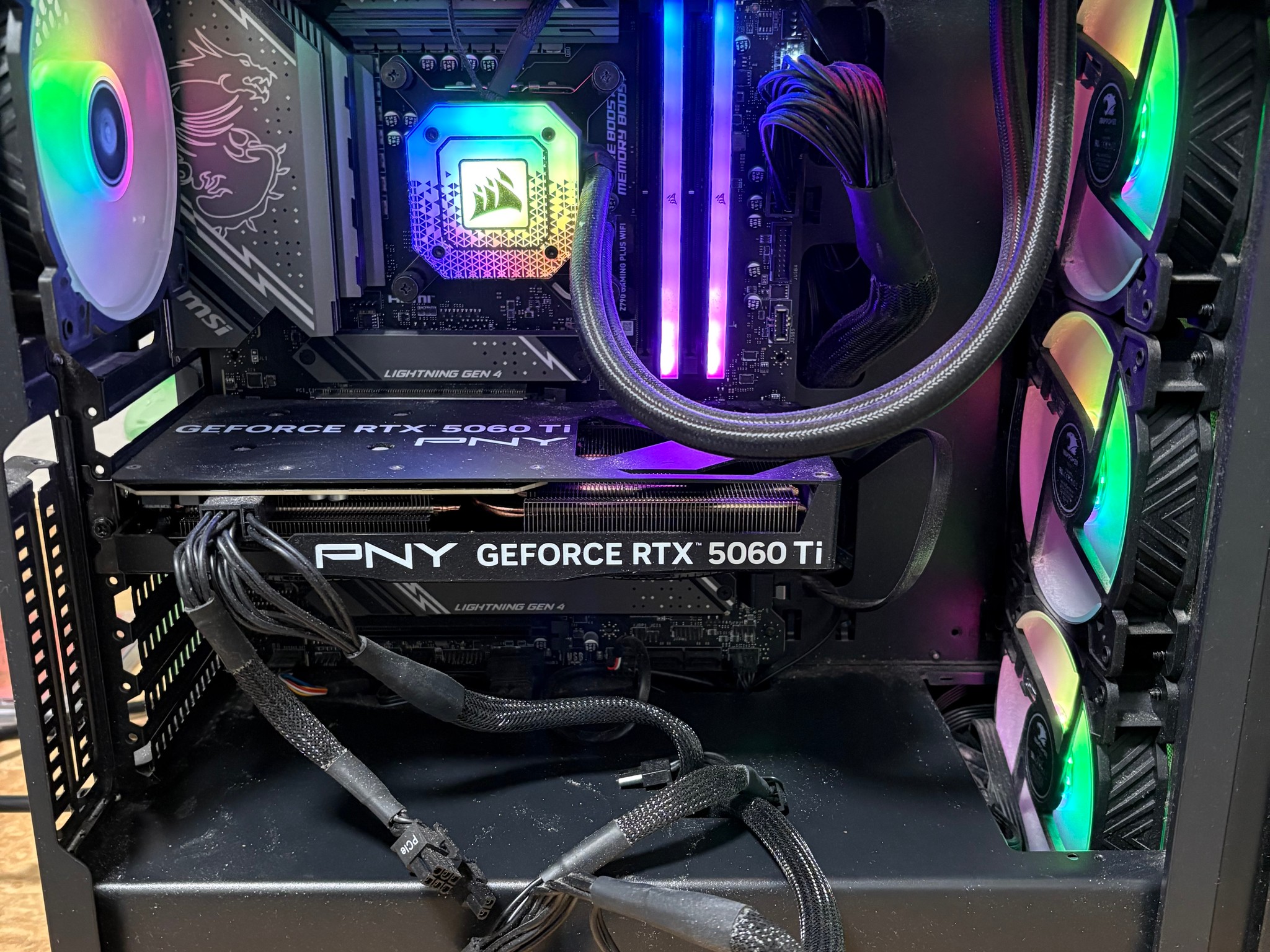 GeForce RTX 5060 Ti 16GB Custom Gaming PC - Core i7-14700K, 32GB RAM