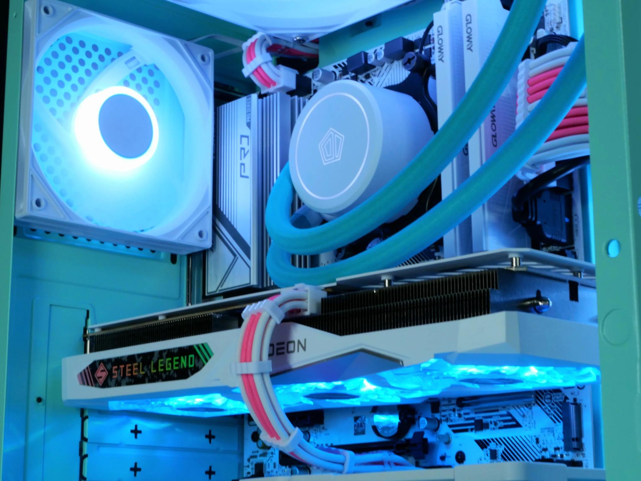 MIKU themed pc build COMMISSION