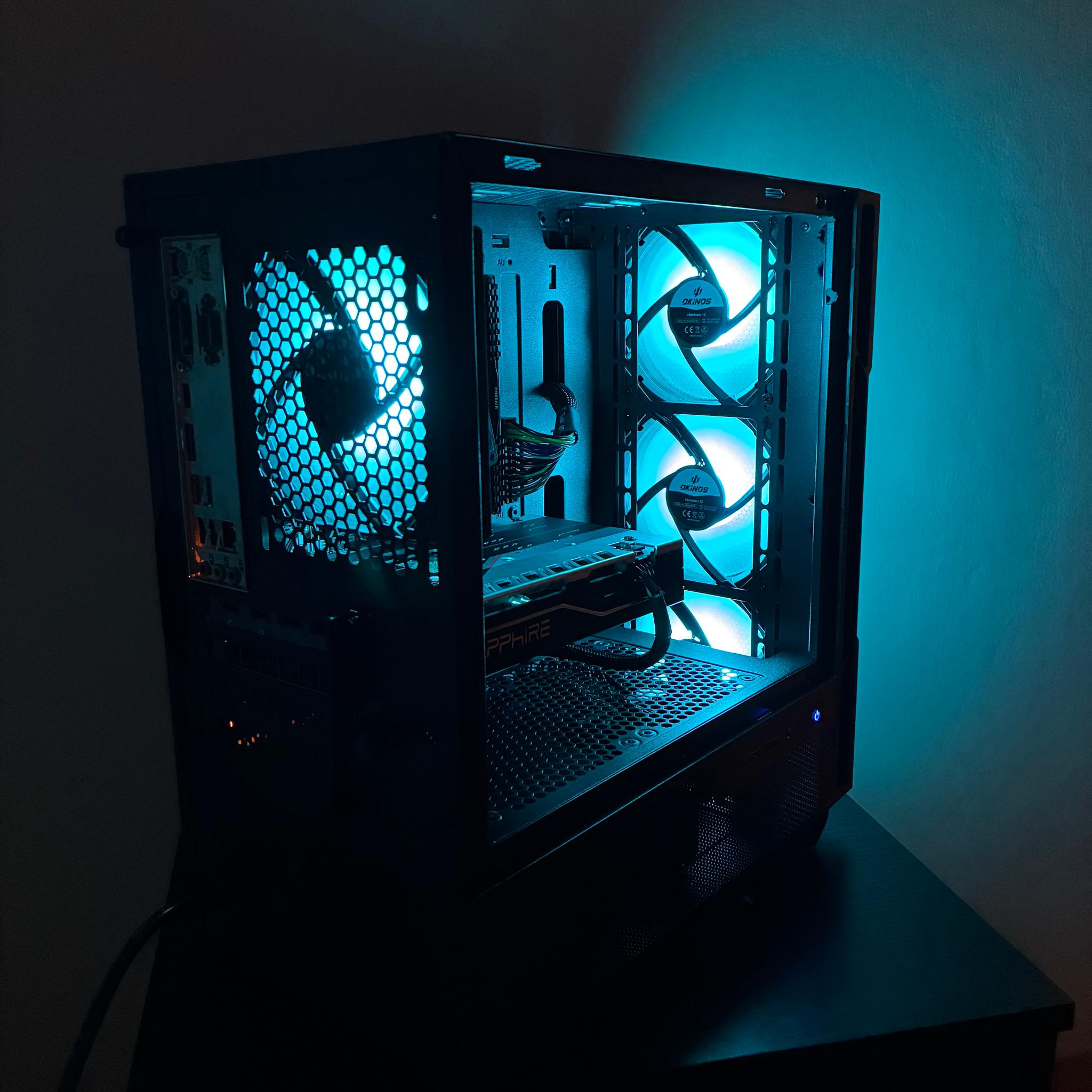 Budget Gaming PC | RX 580 8G | Intel i5-7400 | 1TB Storage | 16GB Ram | 500w PSU