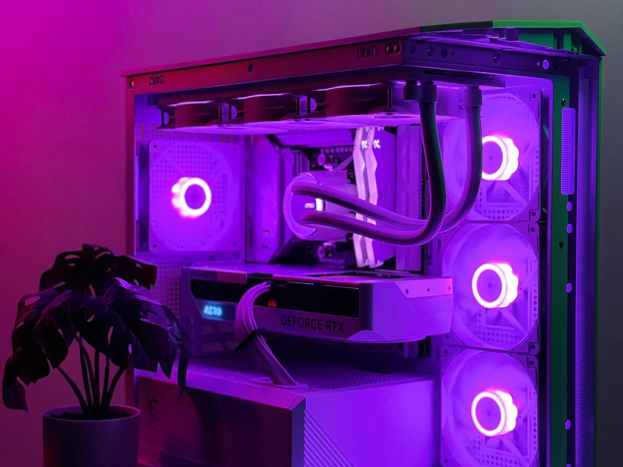 Almost Heaven II 🪽🪽 Aero 4070 SUPER OC ☀️ AMD Ryzen 7600X 🌙32GB RAM DDR5 ✨1TB m.2 📖 White Build