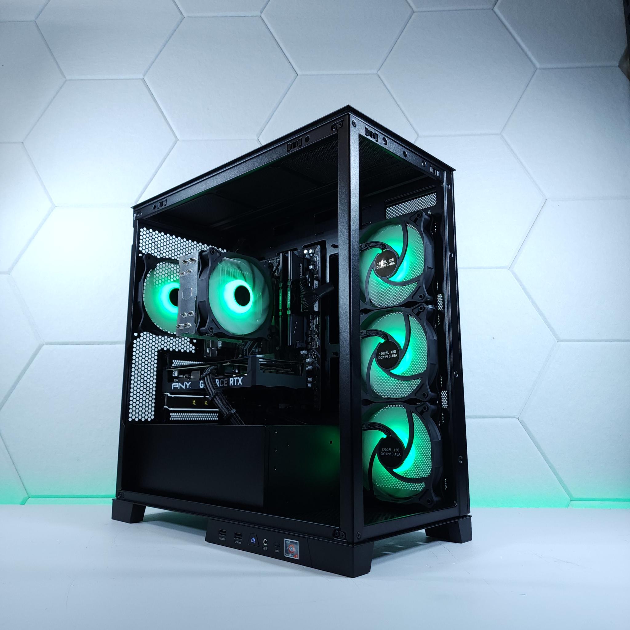 💚RTX 4060●Ryzen 5 5600GT●1TB M.2 SSD●16GB 3200MHz●1080p Gaming Computer