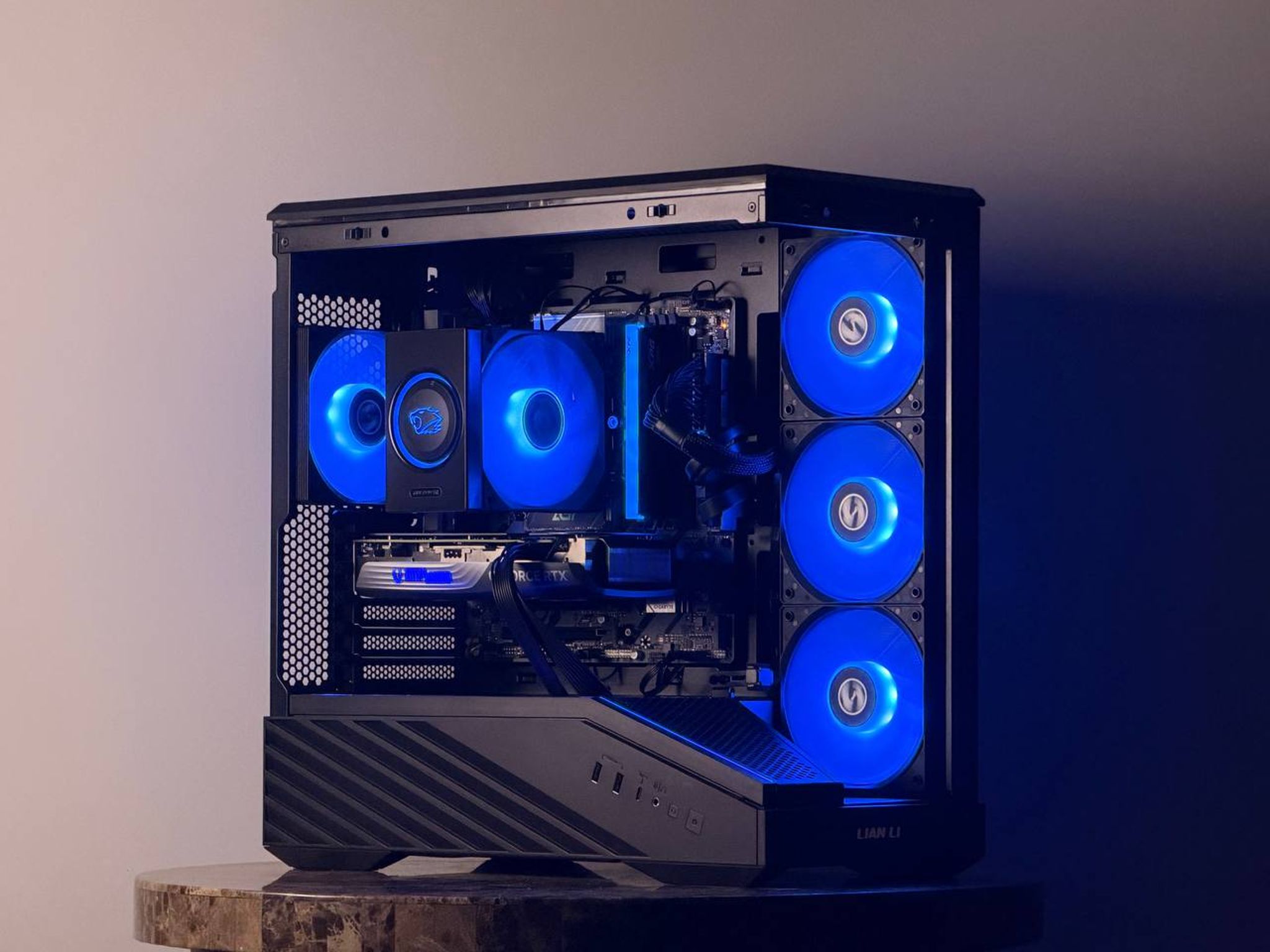 FREE SHIP 🖤🌈 Black RGB Gaming PC | RTX 4070 W/ WARRANTY | Core 5 225F | 1TB NVME SSD | 16 GB DDR5