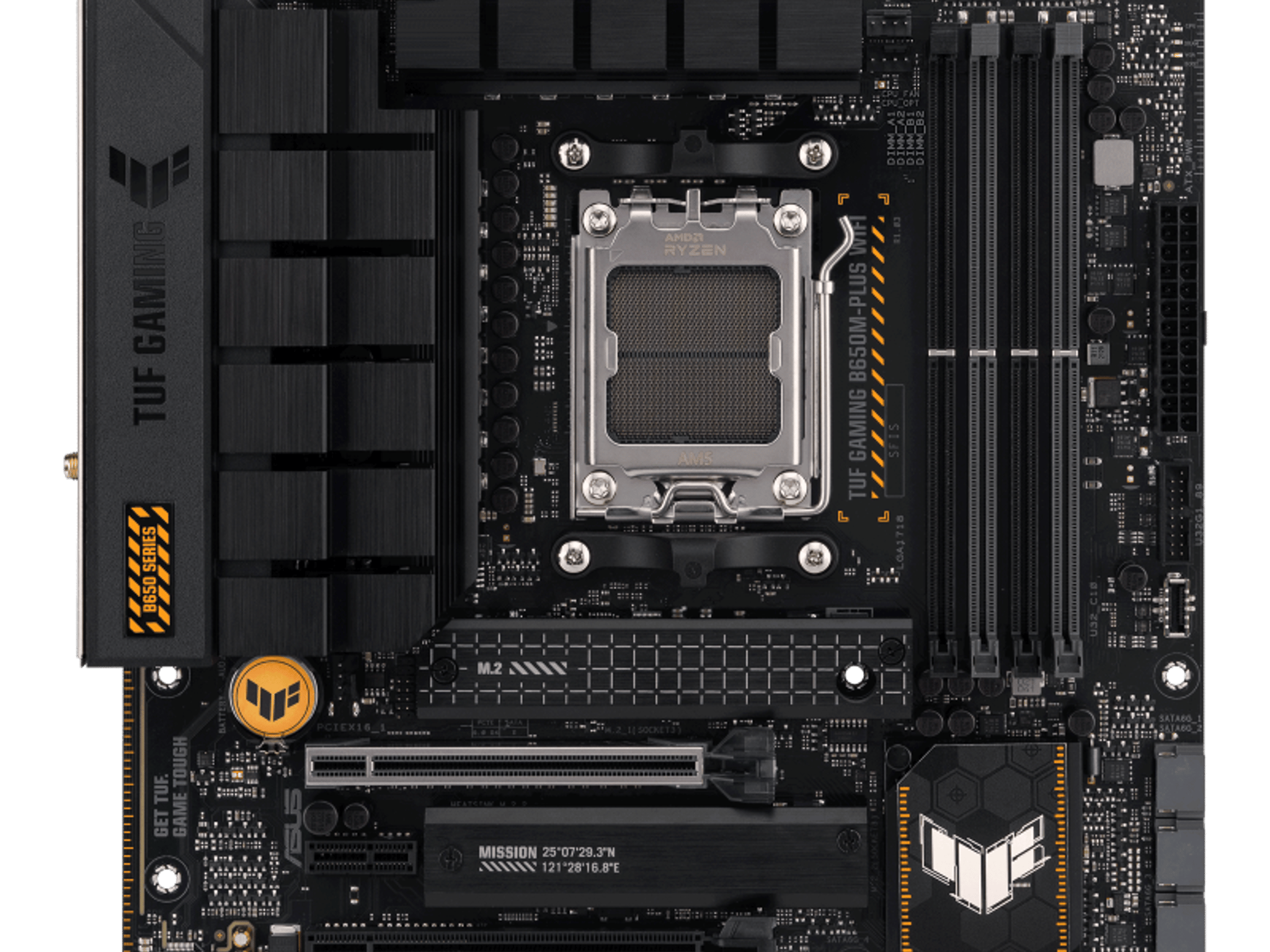 ASUS ASUS TUF GAMING B650M-PLUS WIFI AMD AM5 B650 MicroATX Desktop Motherboard A