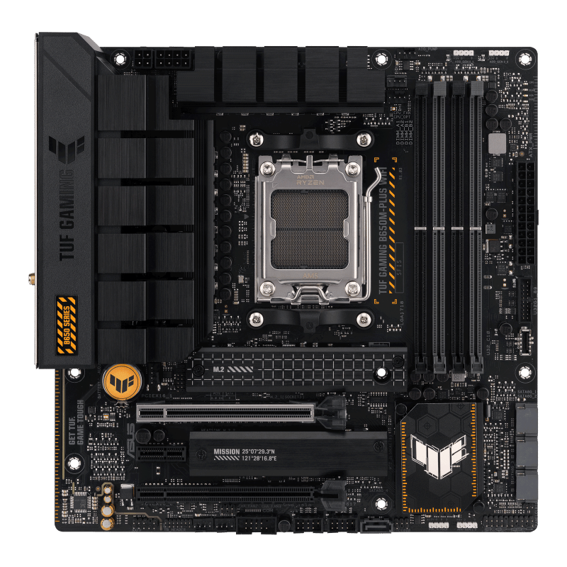 ASUS ASUS TUF GAMING B650M-PLUS WIFI AMD AM5 B650 MicroATX Desktop Motherboard A