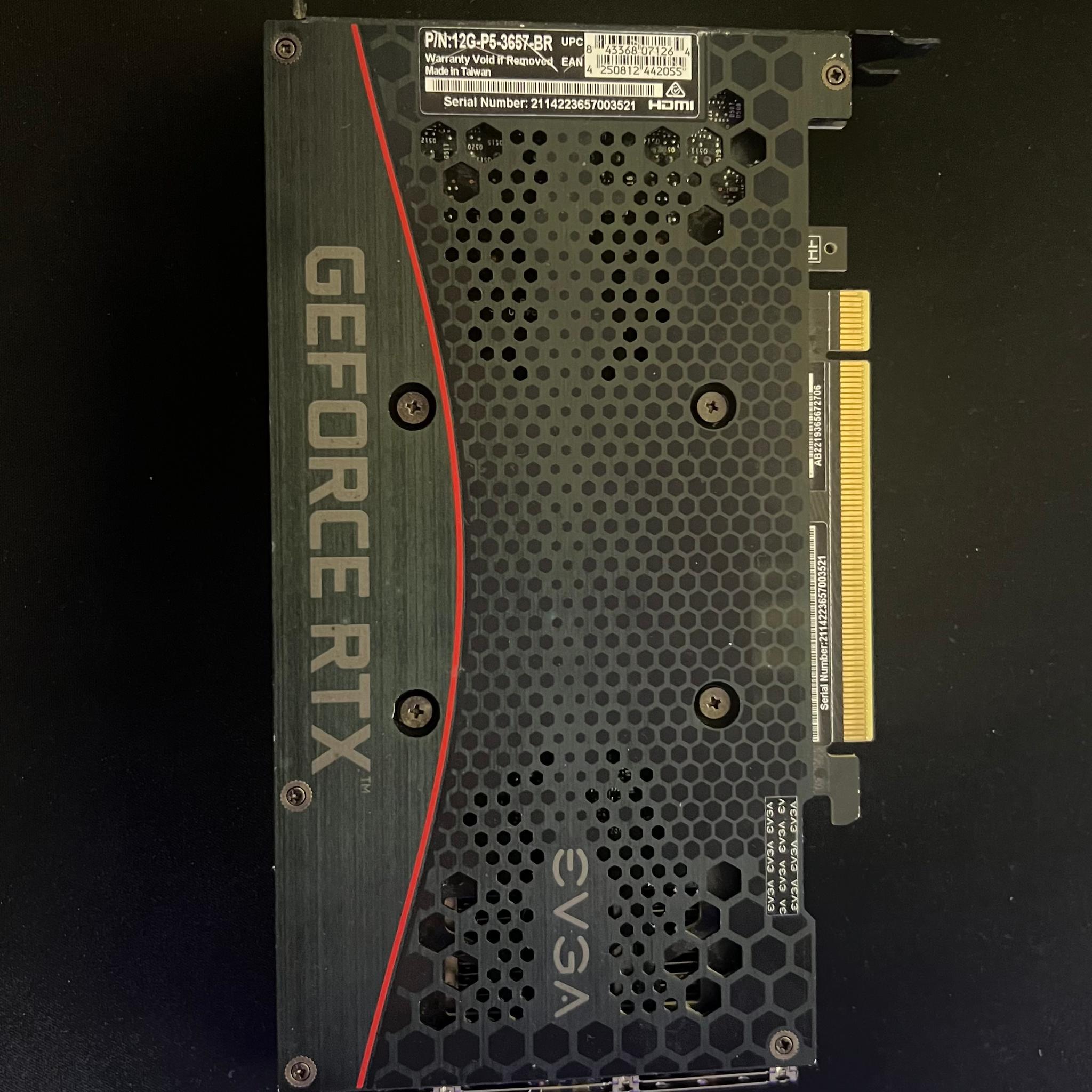 EVGA XC BLACK GAMING GeForce RTX 3060 12GB