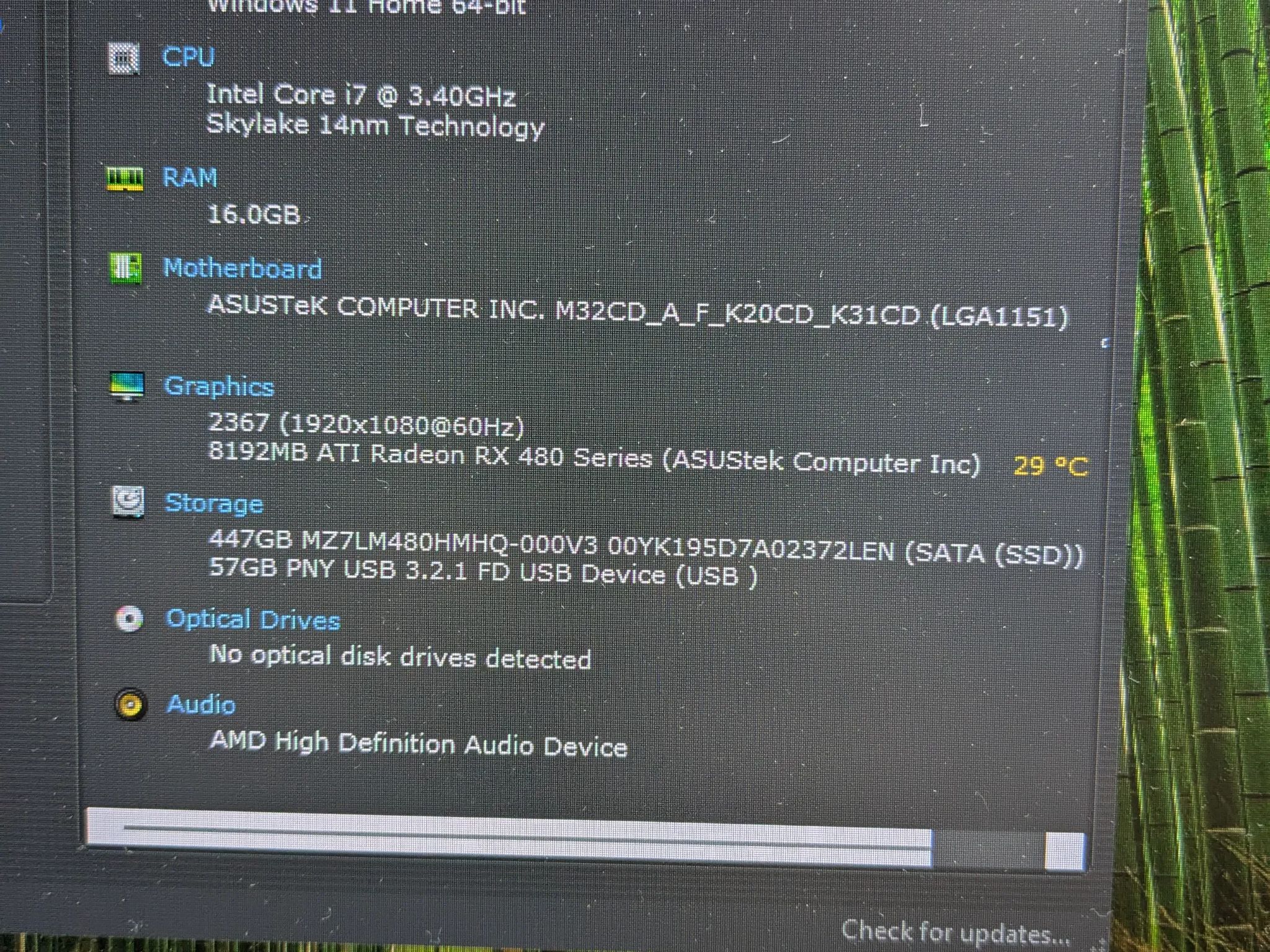 140 FPS Fortnite | 180 Day Warranty | i7-6700, 16GB RAM, RX 480 8GB, 480GB SSD, Win11, RGB