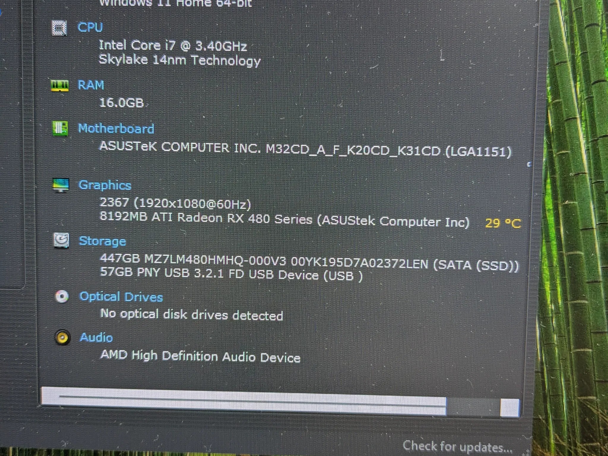 140 FPS Fortnite | 180 Day Warranty | i7-6700, 16GB RAM, RX 480 8GB, 480GB SSD, Win11, RGB