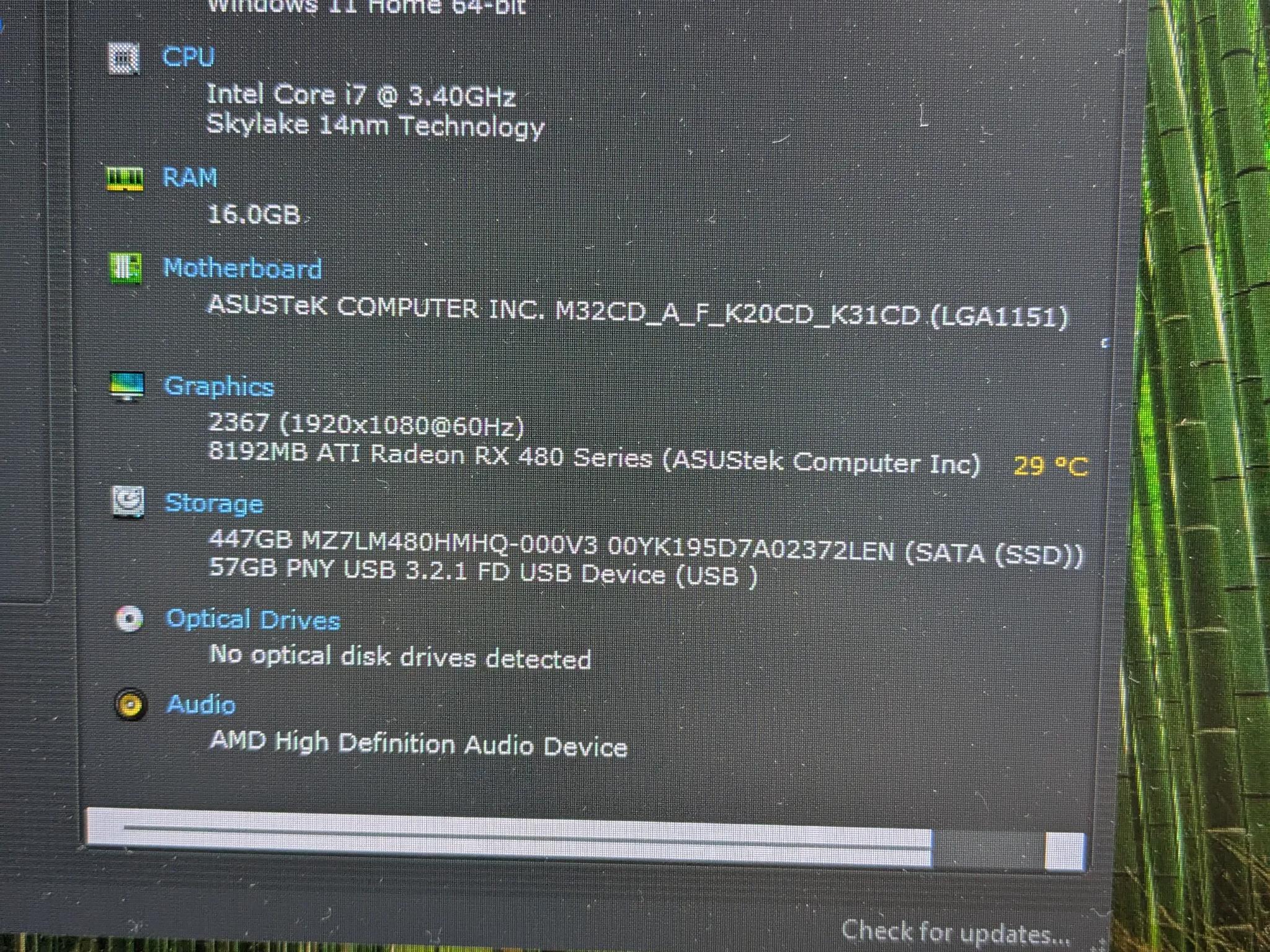 140 FPS Fortnite | 180 Day Warranty | i7-6700, 16GB RAM, RX 480 8GB, 480GB SSD, Win11, RGB