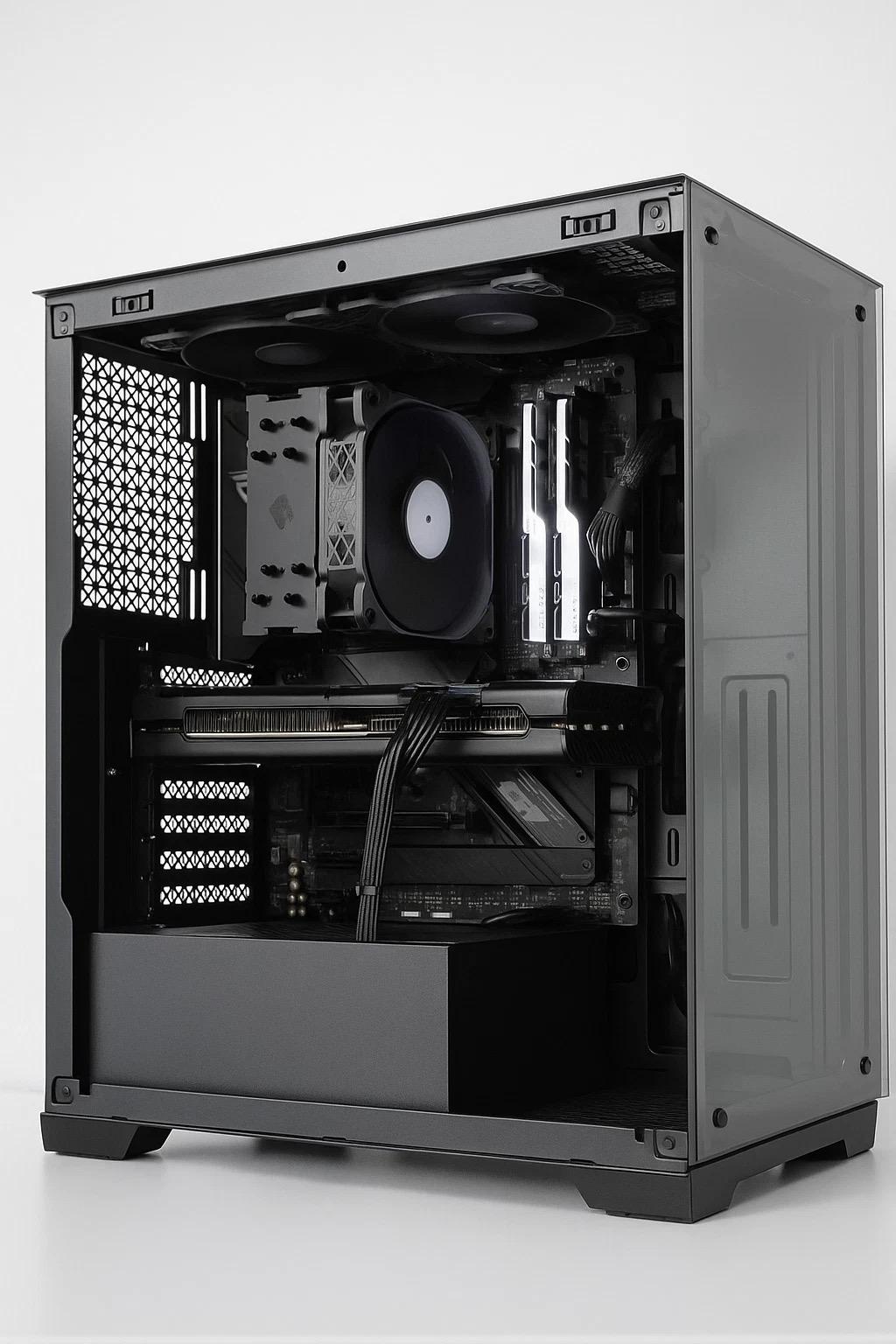 ⚫Silent Black⚫| Ryzen 5 5600 CPU | High Performance