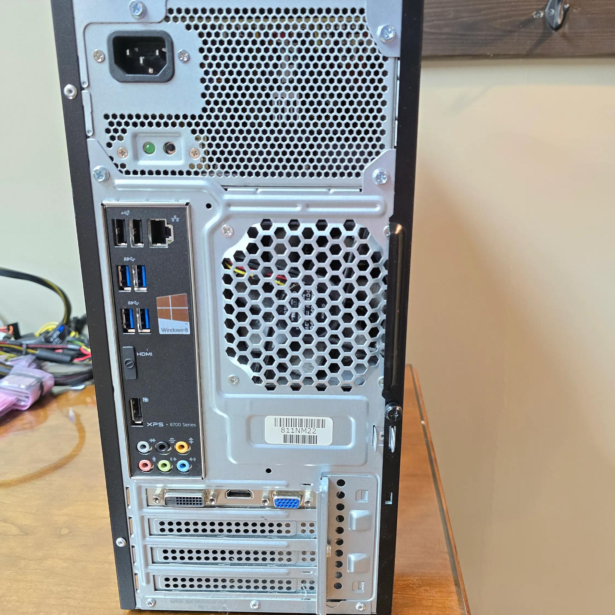 Dell XPS 8700 Gaming PC i7-4790 16GB RAM 1TB HDD GTX 745 4GB