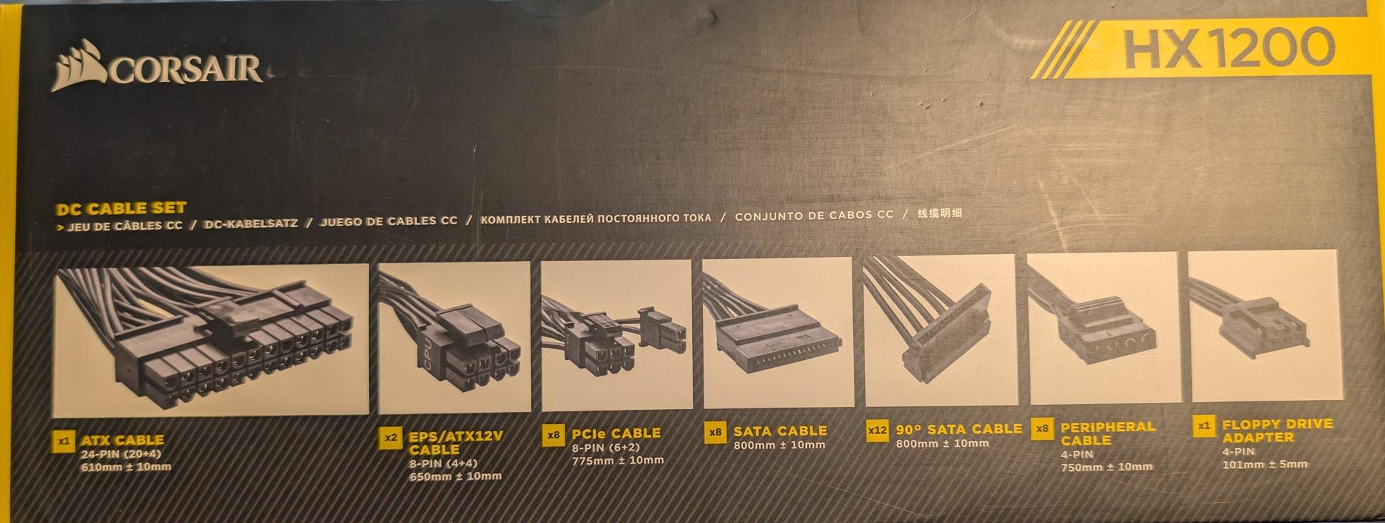 Corsair HX1200 Platinum PSU