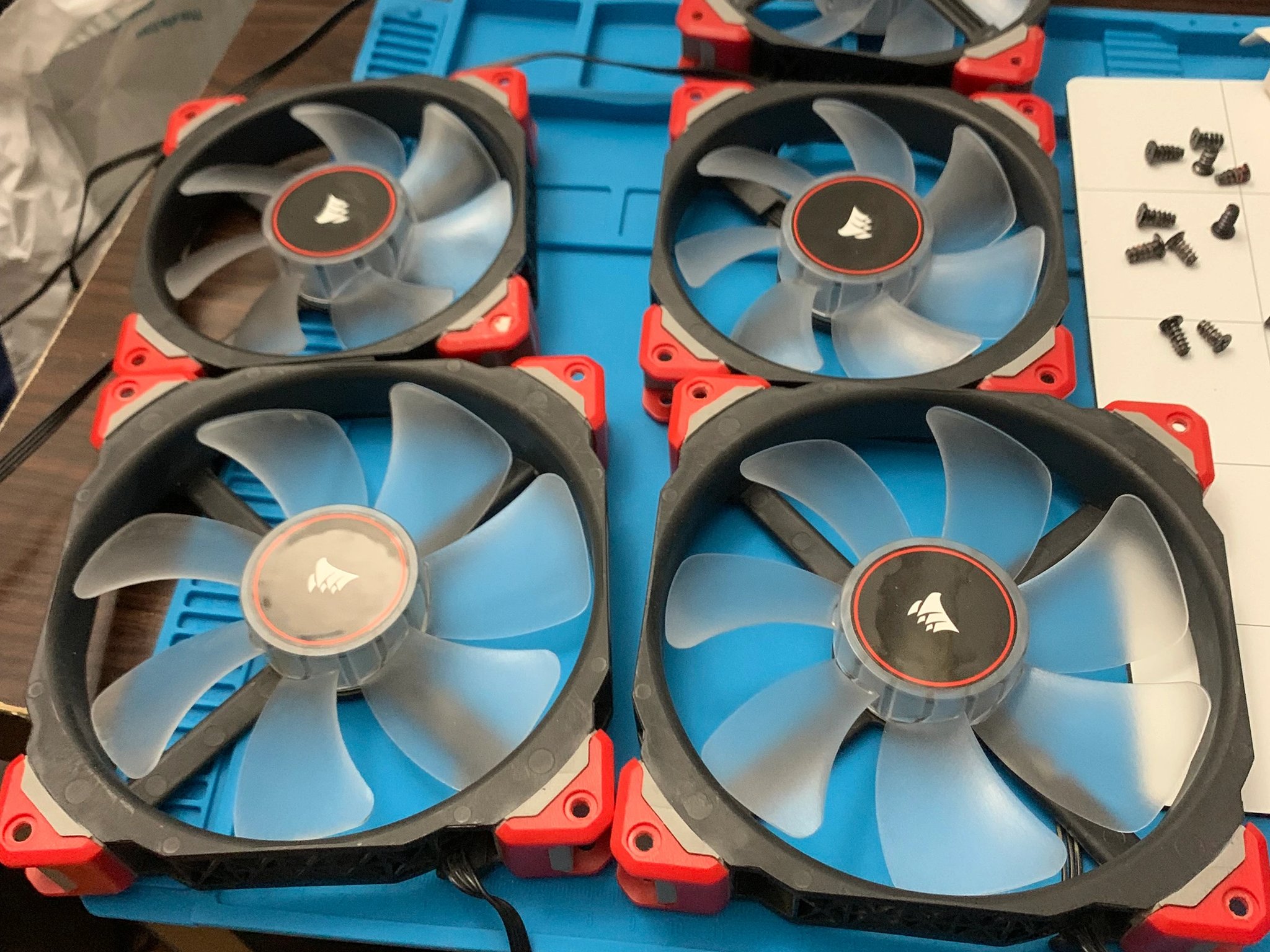 Lot of Corsair ML PRO series fans