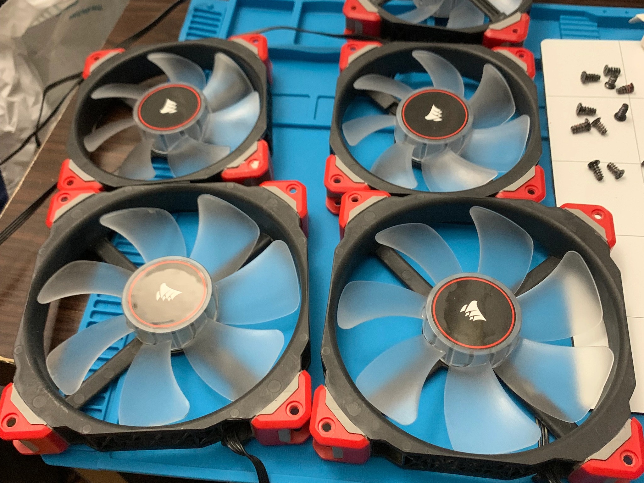 Lot of Corsair ML PRO series fans