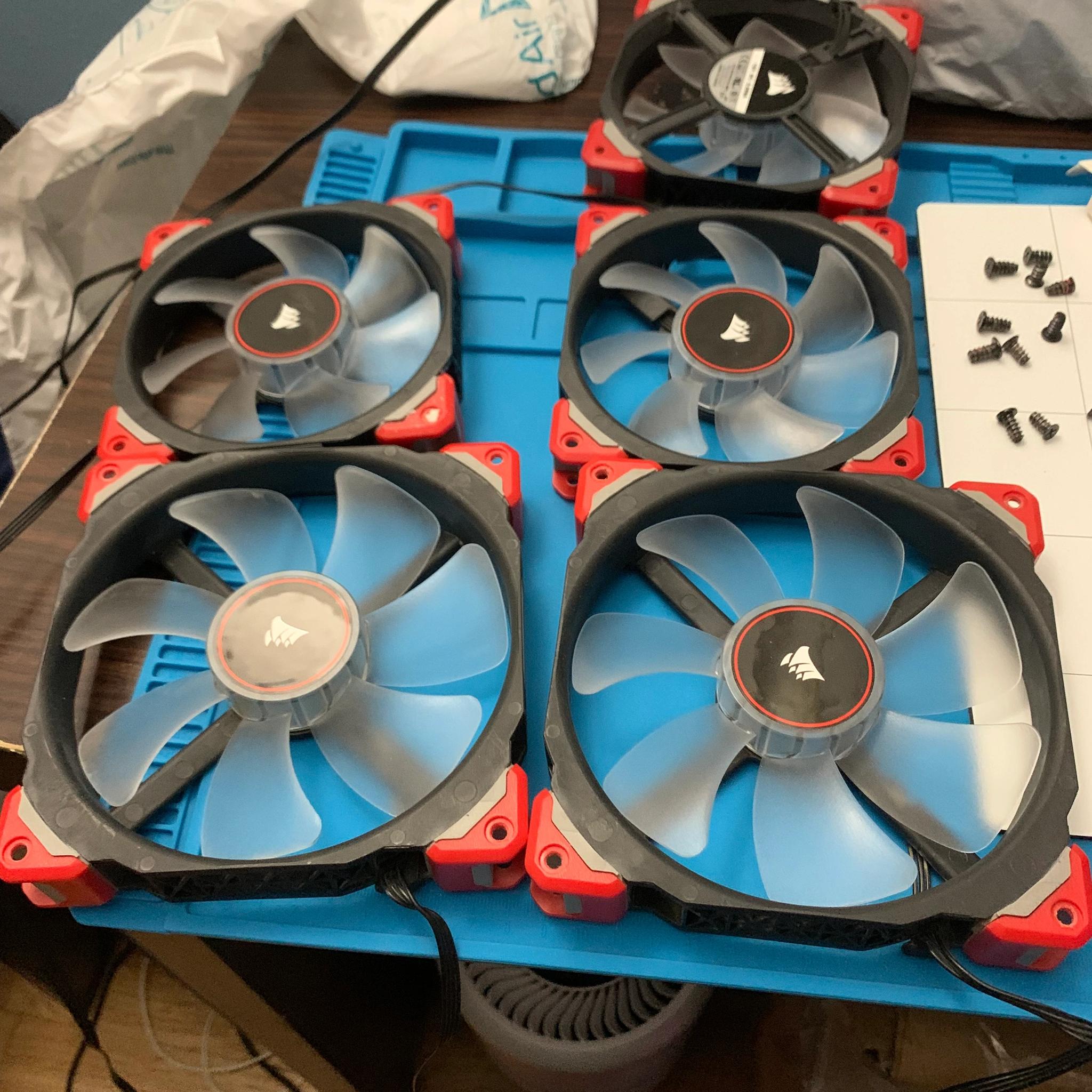 Lot of Corsair ML PRO series fans