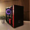 RED/Black Gaming PC | RTX 2070 | i7-8700K | 32GB RAM | 512GB NVMe | WiFi | Mini-ITX | WIN11/BT
