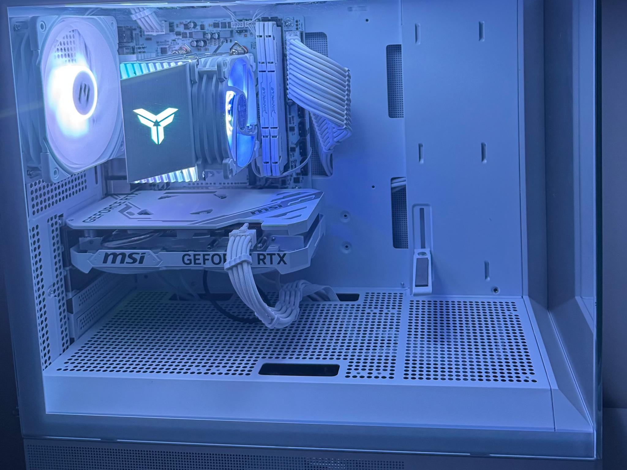 ALL white rtx 4060 gaming pc 32gb of ram ddr4 ALL NEW parts 1tb ssd