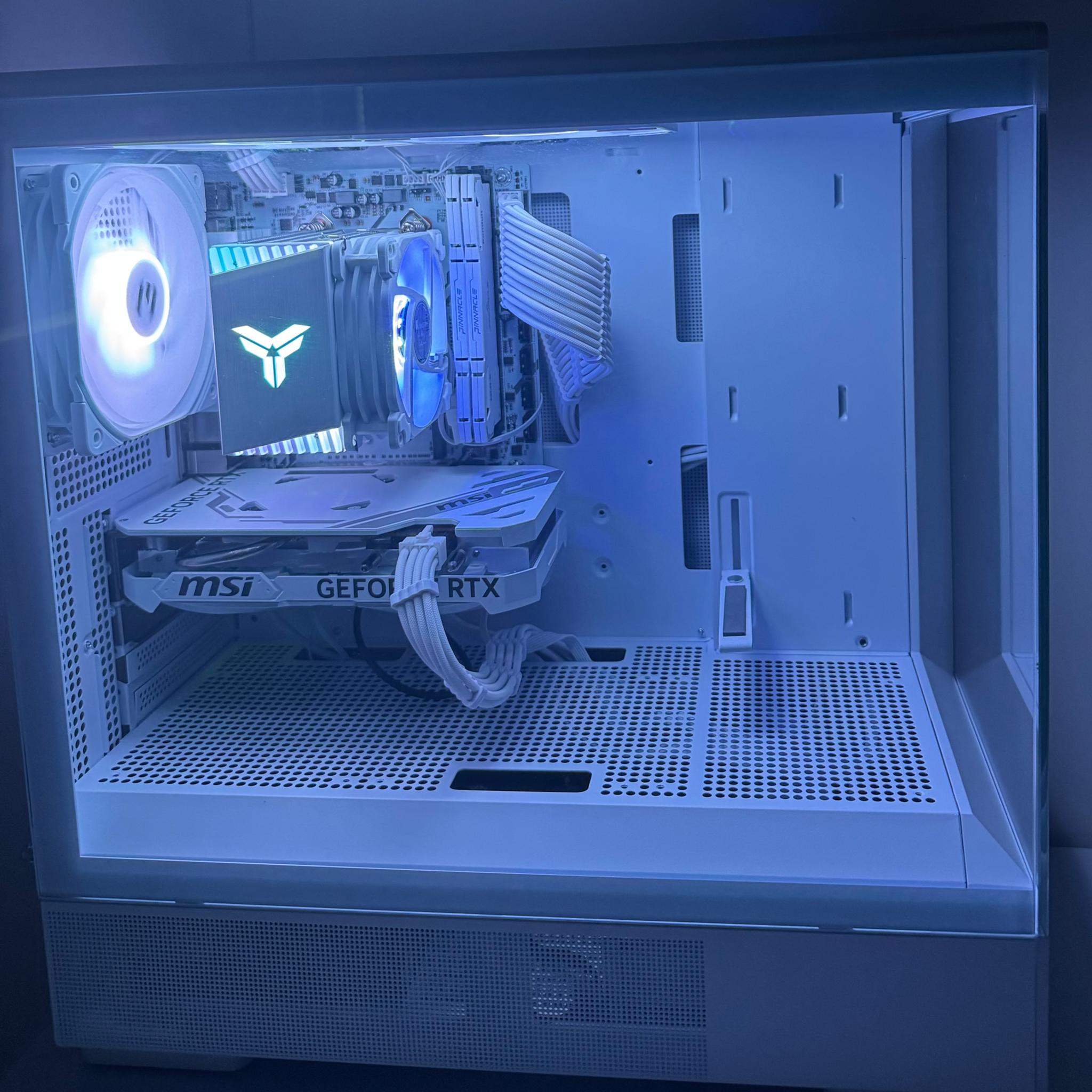 ALL white rtx 4060 gaming pc 32gb of ram ddr4 ALL NEW parts 1tb ssd
