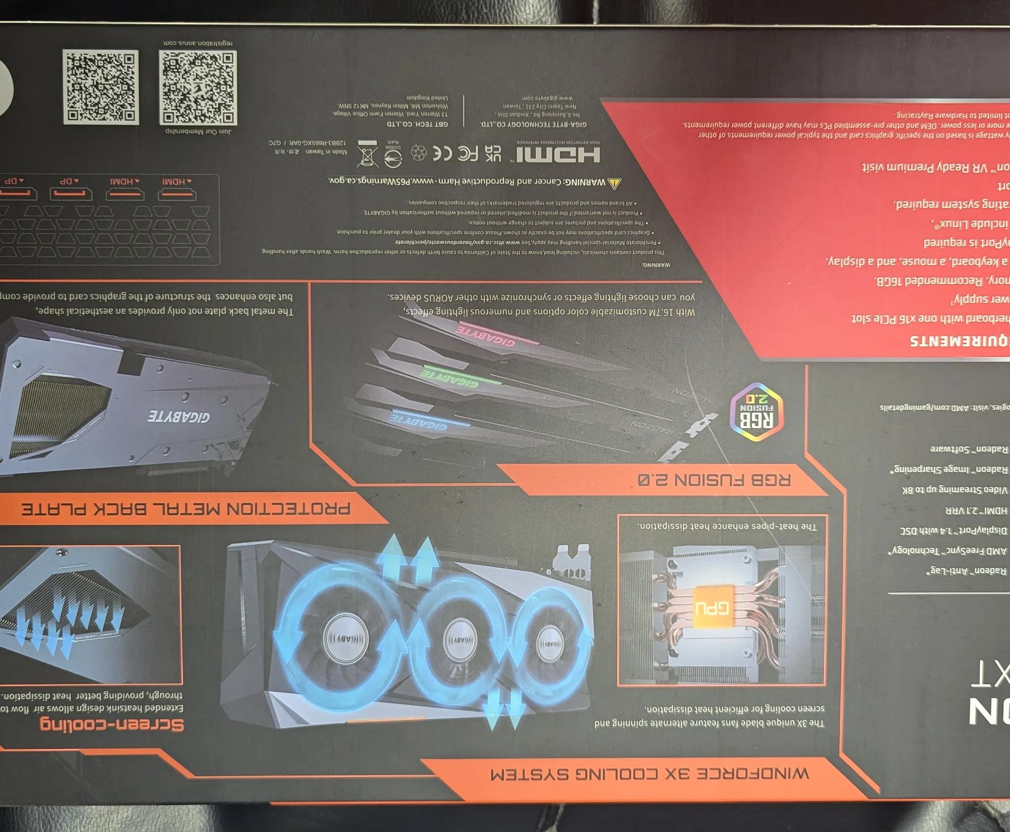 AMD GIGABYTE RX 6650XT OC