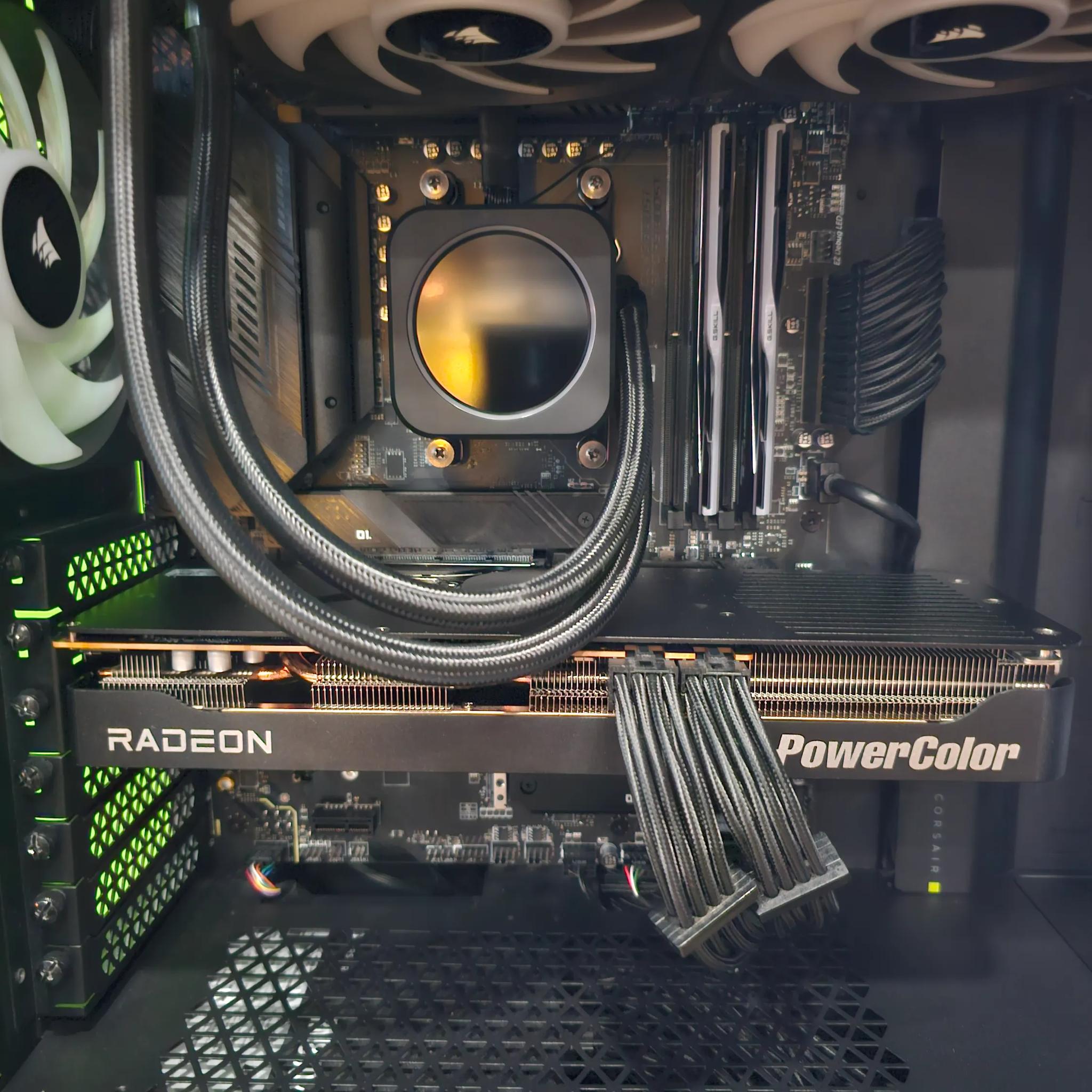 AMD Ryzen 7 9700X; Radeon RX 9070 XT; 64GB DDR5-6000 RAM; 2TB SSD