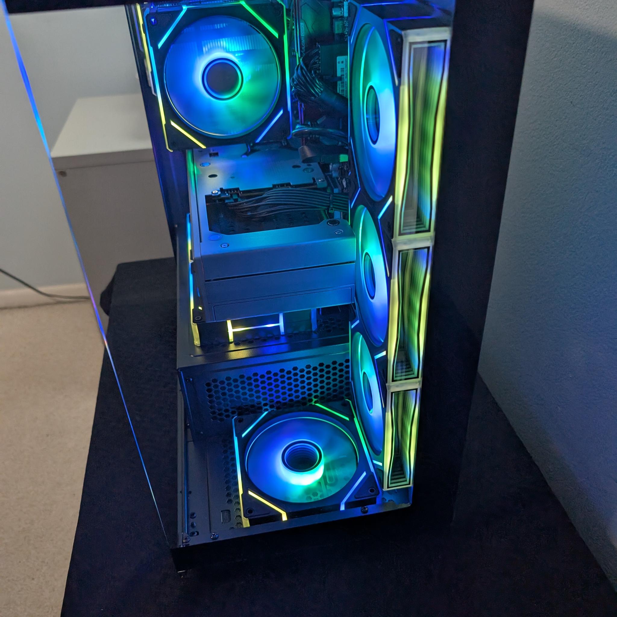 Radeon RX 9070 XT Custom Gaming PC-Ryzen 5 7600X3D-32GB DDR5 6000-1 TB NVME