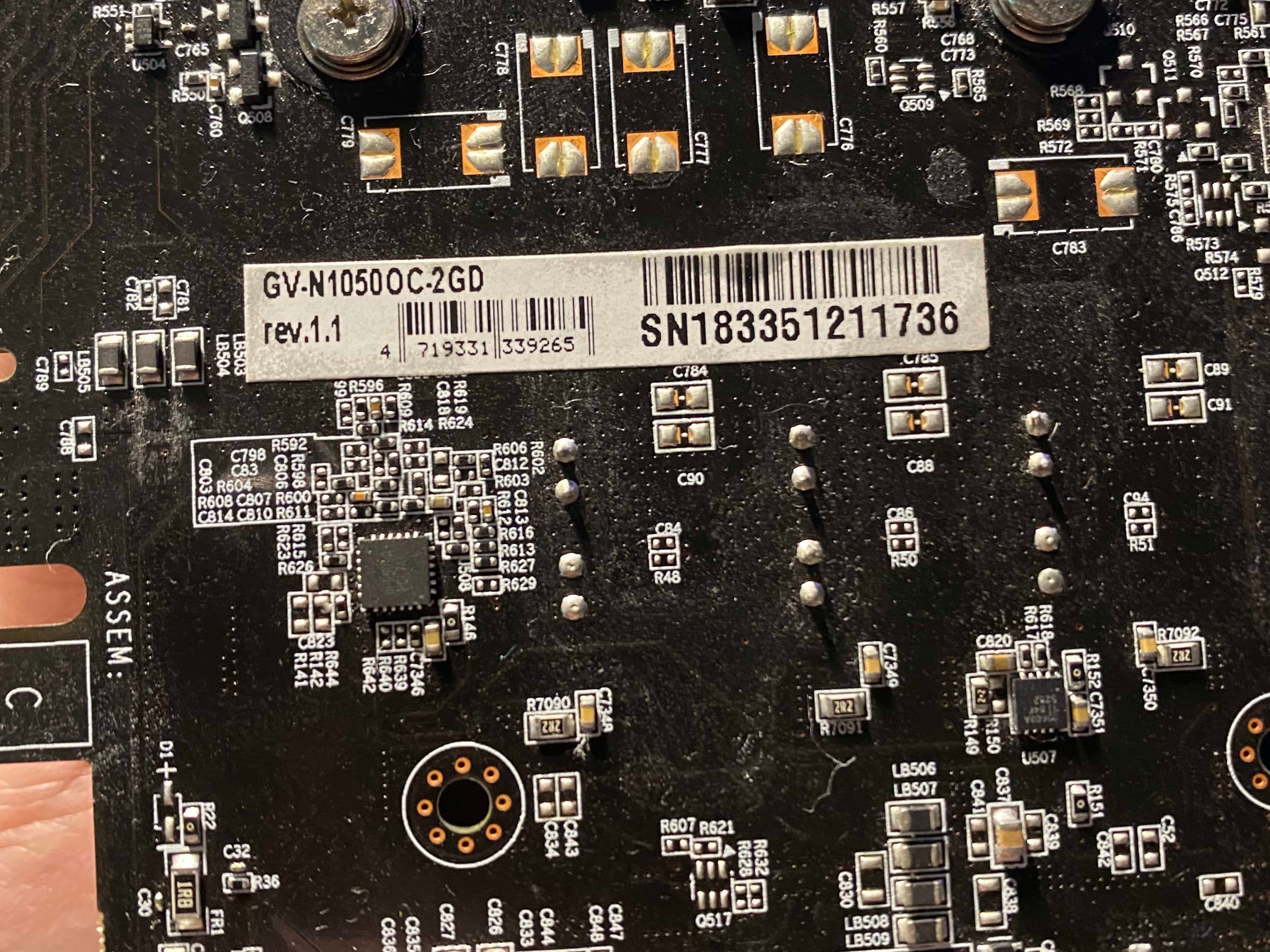 Gigabyte GTX 1050 2 GB