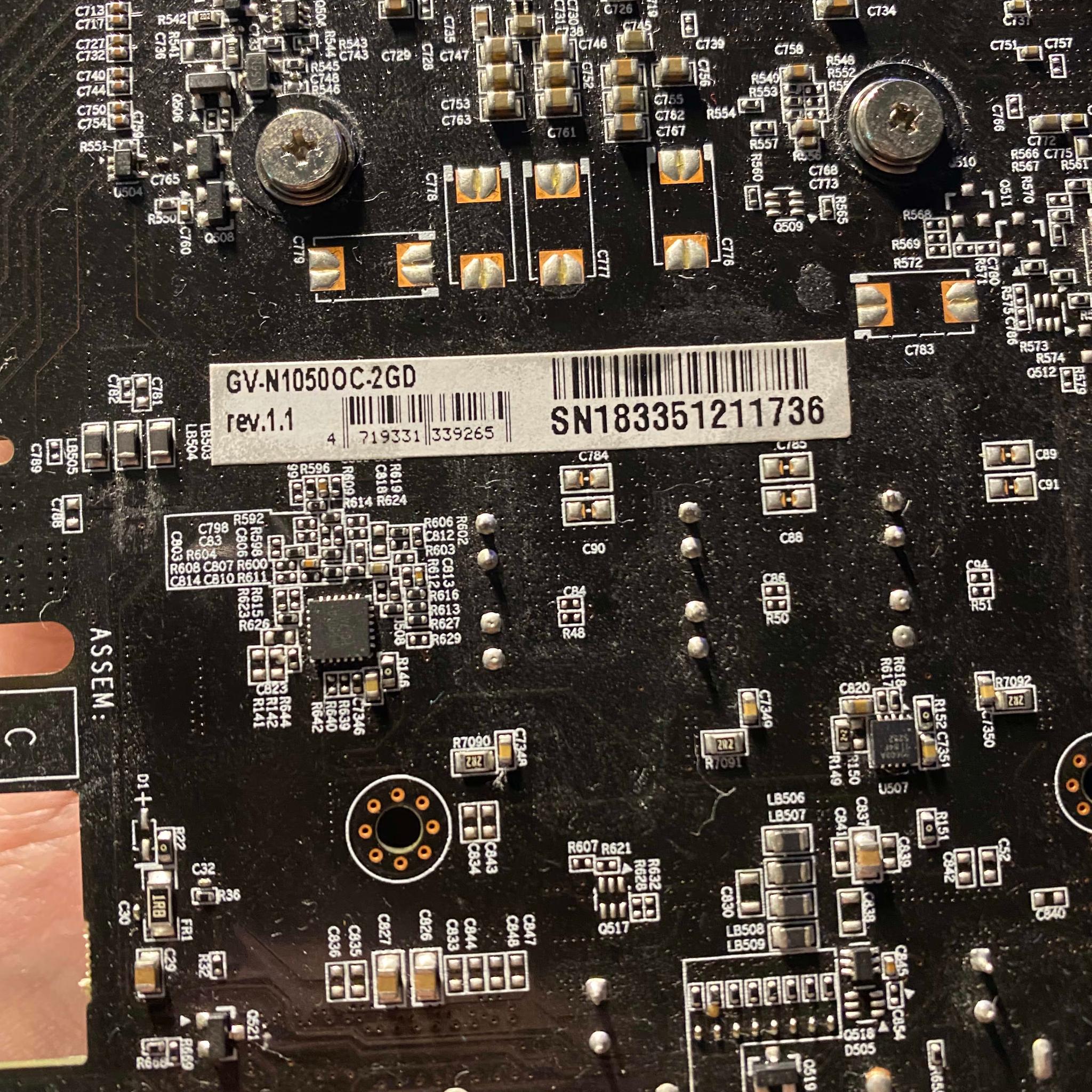 Gigabyte GTX 1050 2 GB
