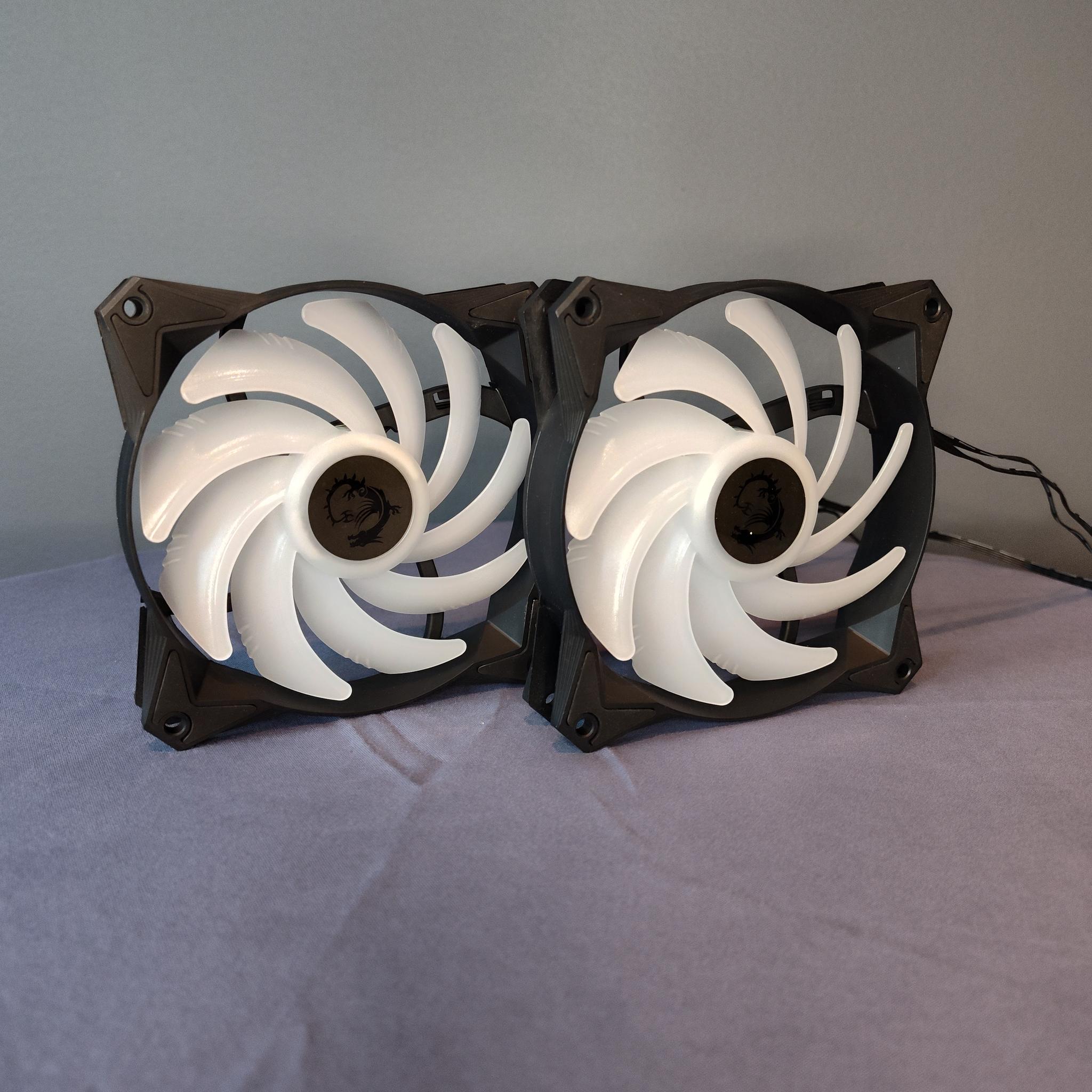 Various 120mm Case Fans New and Used 14 Total Fans