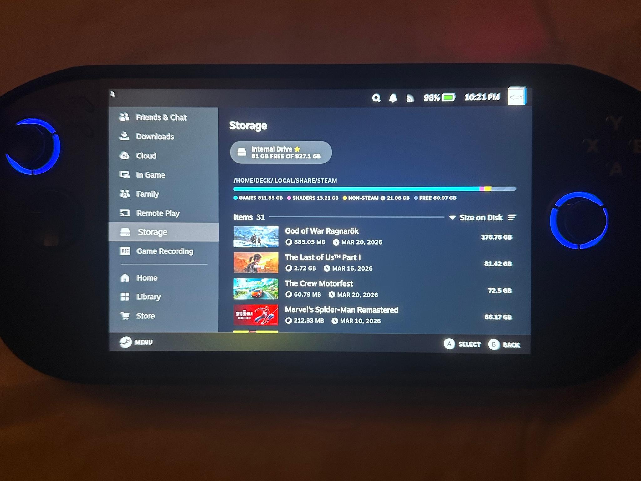 Legion Go S (Steam OS) Ryzen Z1E, 32gb DDR5, 1tb SSD