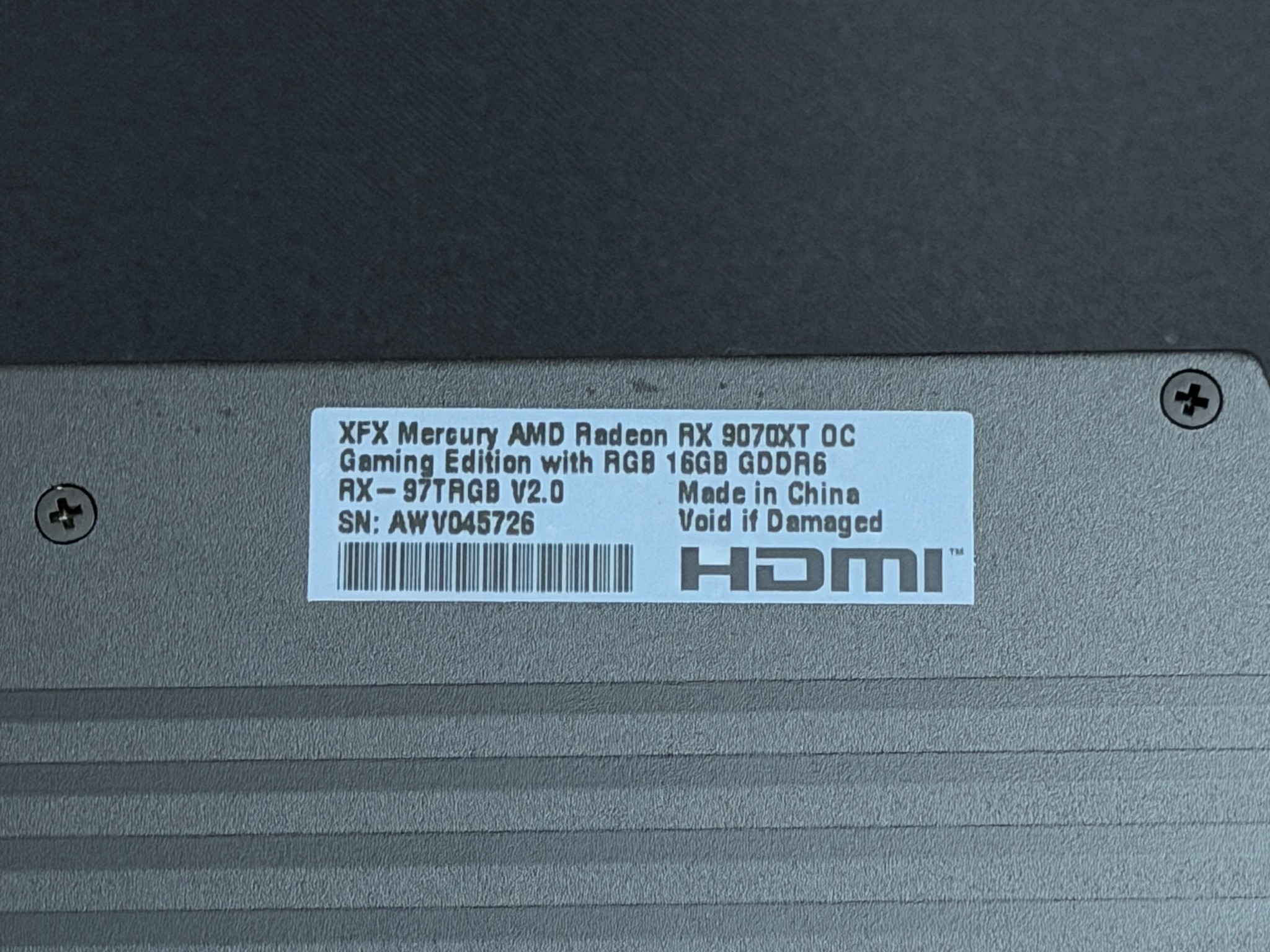 9070 XT — XFX Mercury