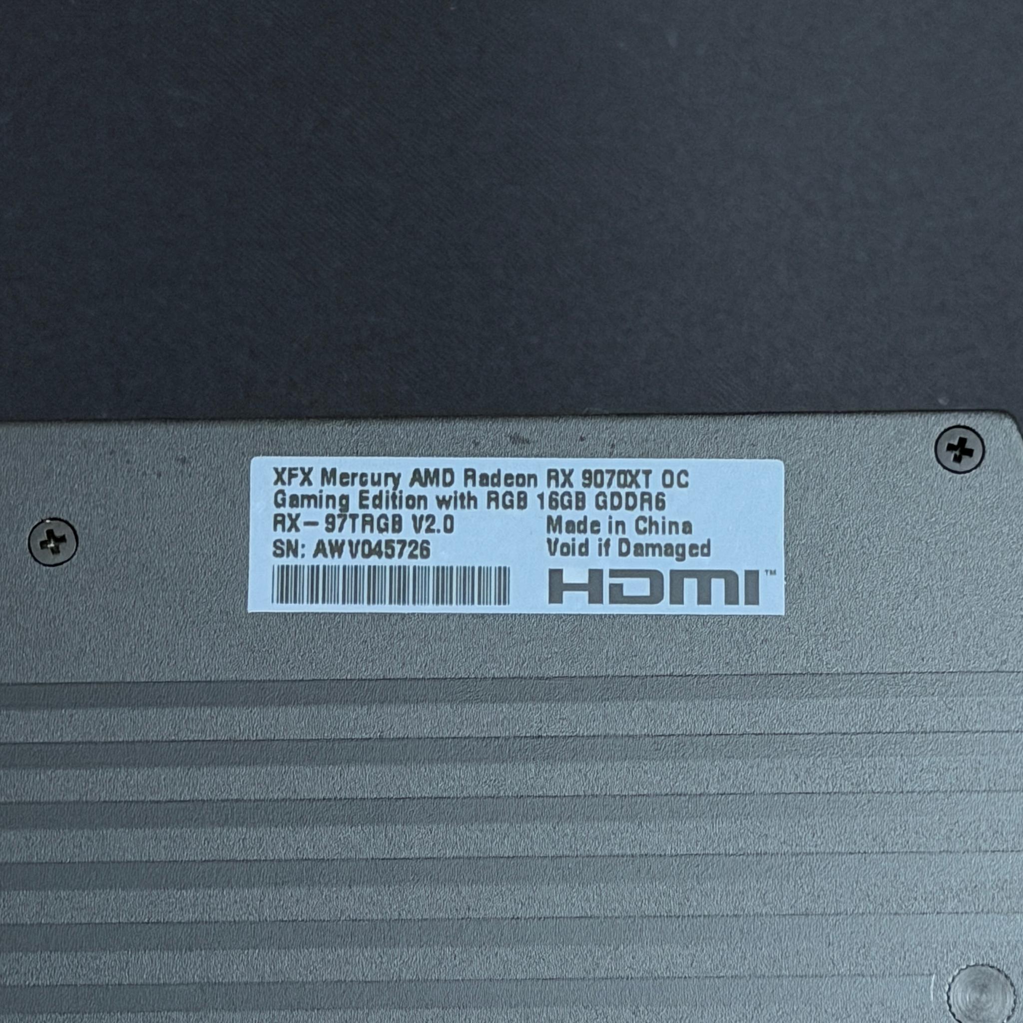9070 XT — XFX Mercury