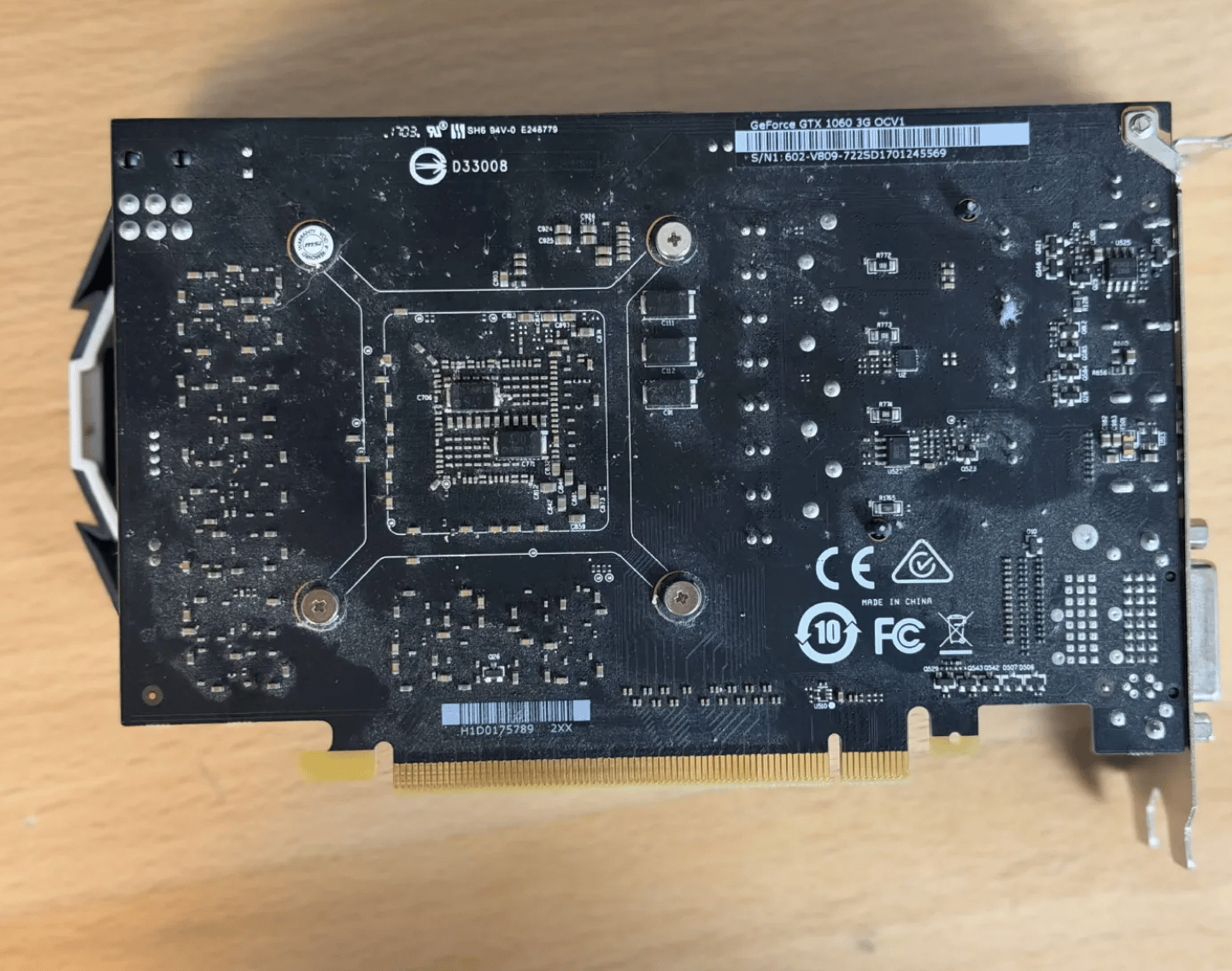 MSI AERO ITX OC GeForce GTX 1060 3GB