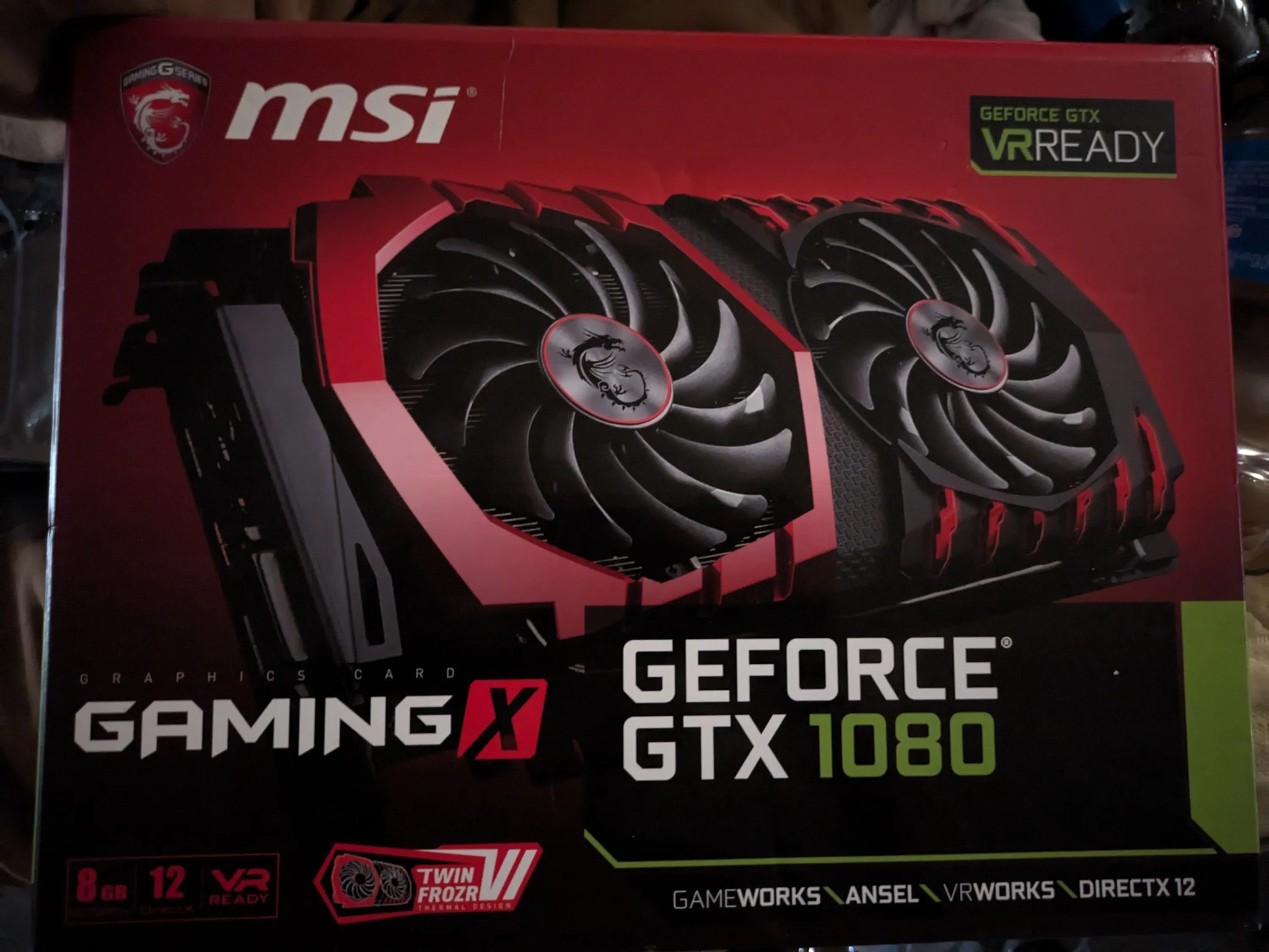 MSI GAMING X GTX 1080