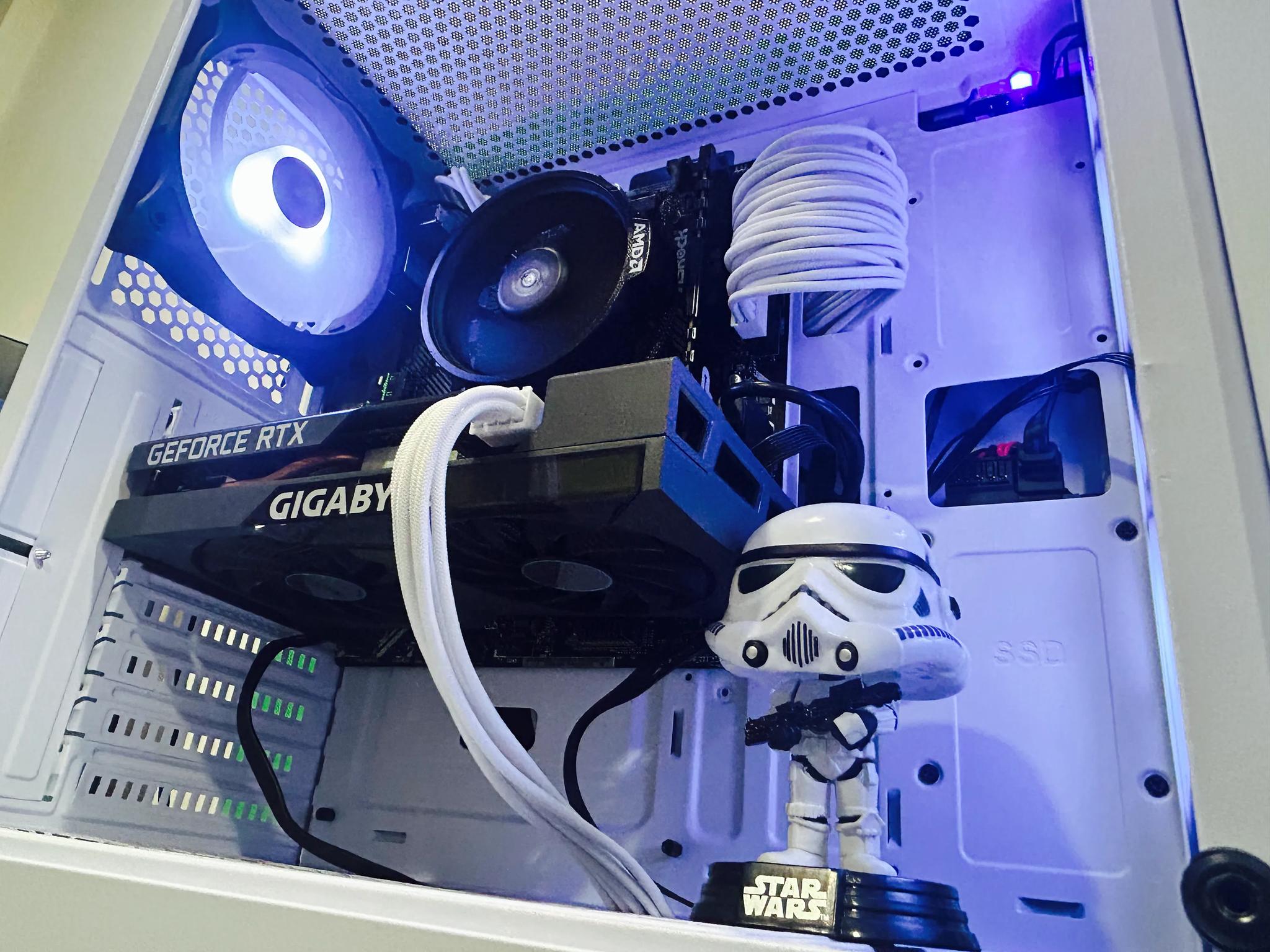 Stormtrooper Gaming PC AMD RYZEN 5 3600 | RTX 3050 8GB |1TB SSD | 16GB Ram| 3 RGB Fans